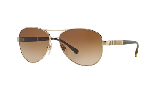Burberry BE 3080 Sunglasses Brown / Gold