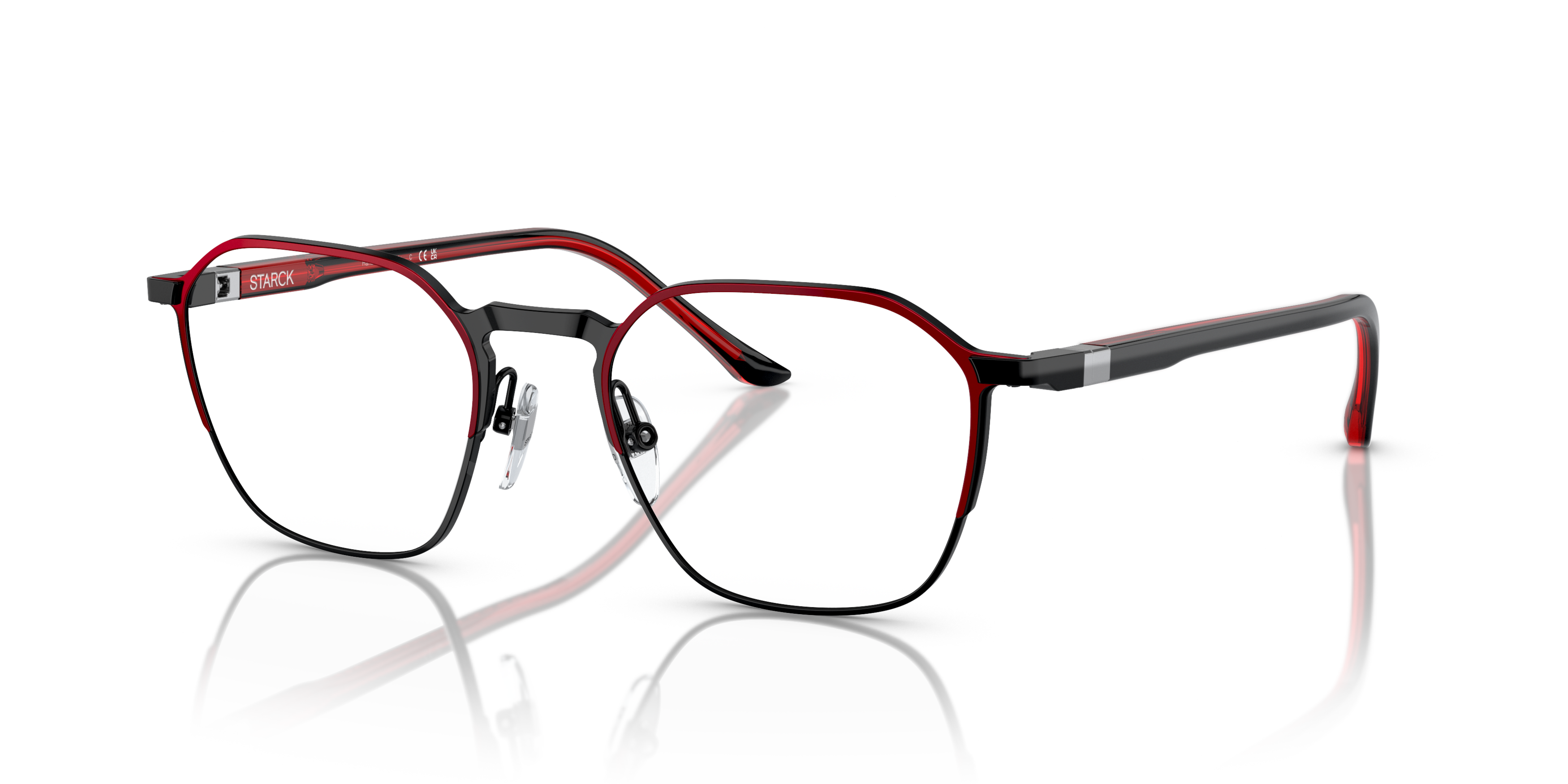 Angle_Left01 Starck SH 2076 Glasses Transparent / Black