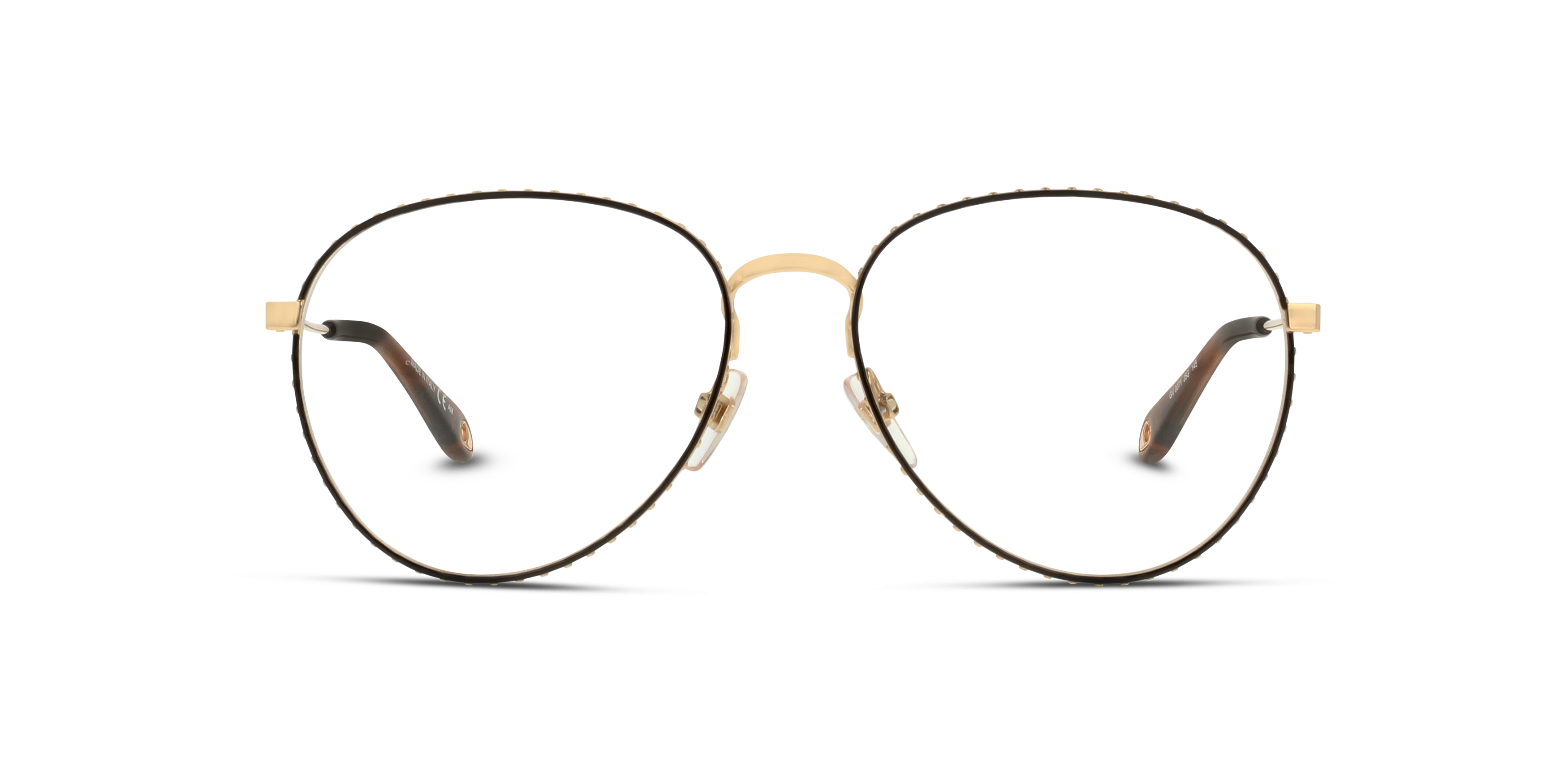 Front Givenchy GV 0071 (Large) (J5G) Glasses Transparent / Black