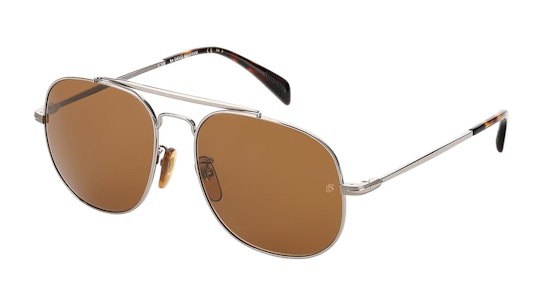David Beckham Eyewear DB 7004/S (6LB) Sunglasses Brown / Silver