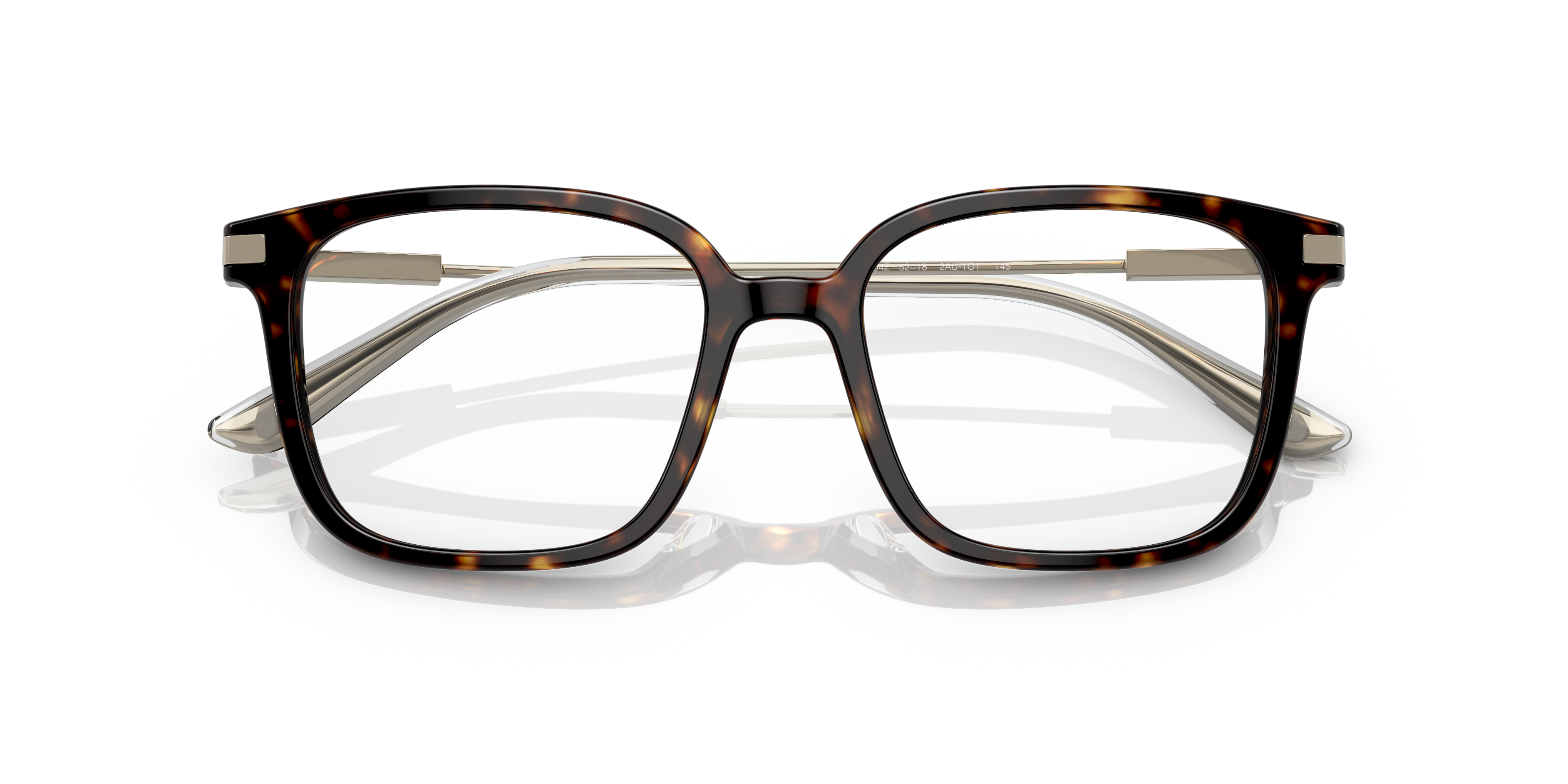Folded Prada PR 04ZV Glasses Transparent / Grey