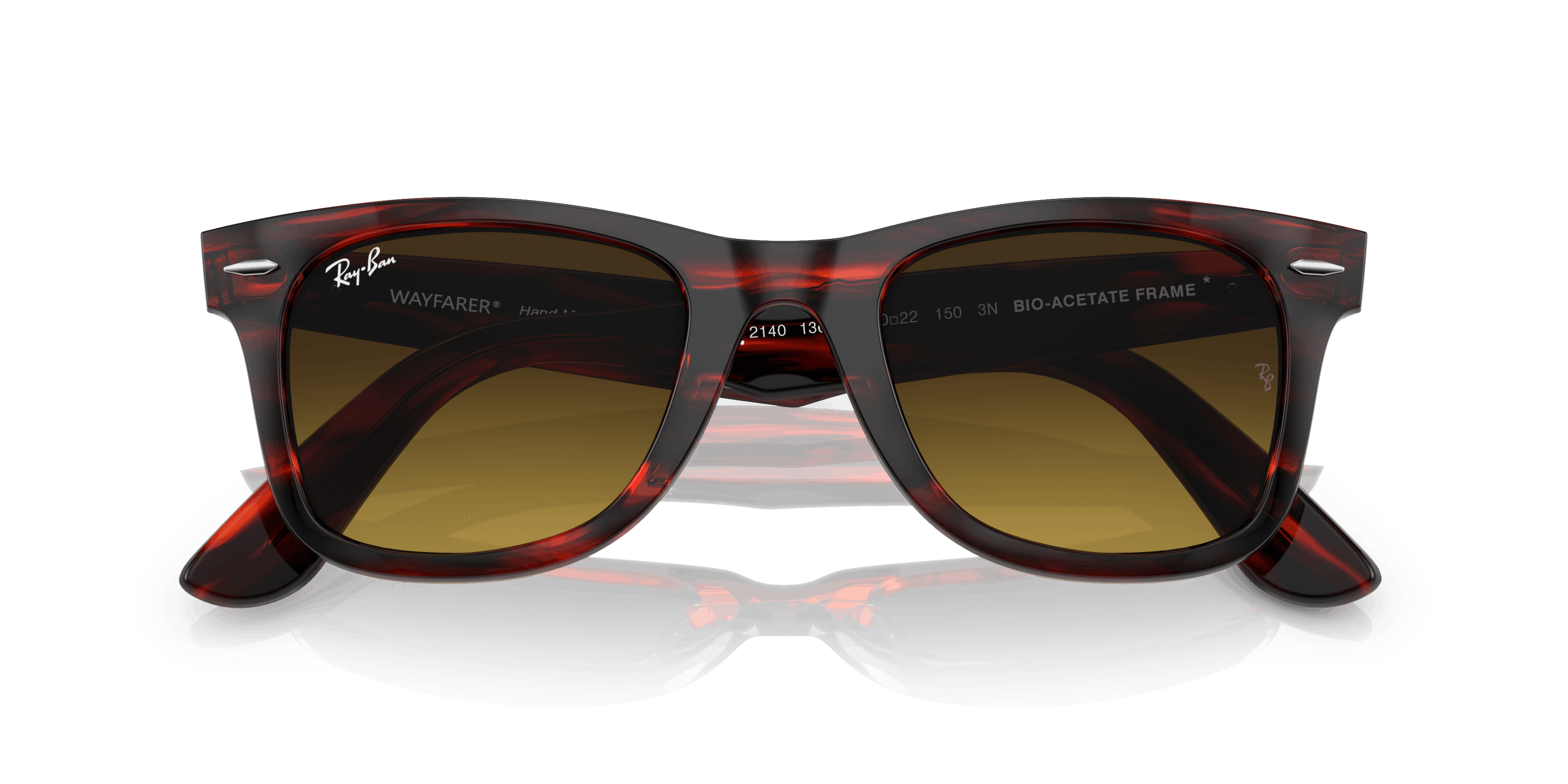 Folded, Ray-Ban WAYFARER RB2140 136285