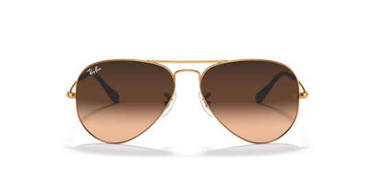 Ray-Ban Aviator Large Metal RB3025 9001A5 Roze / Zilver, Bruin