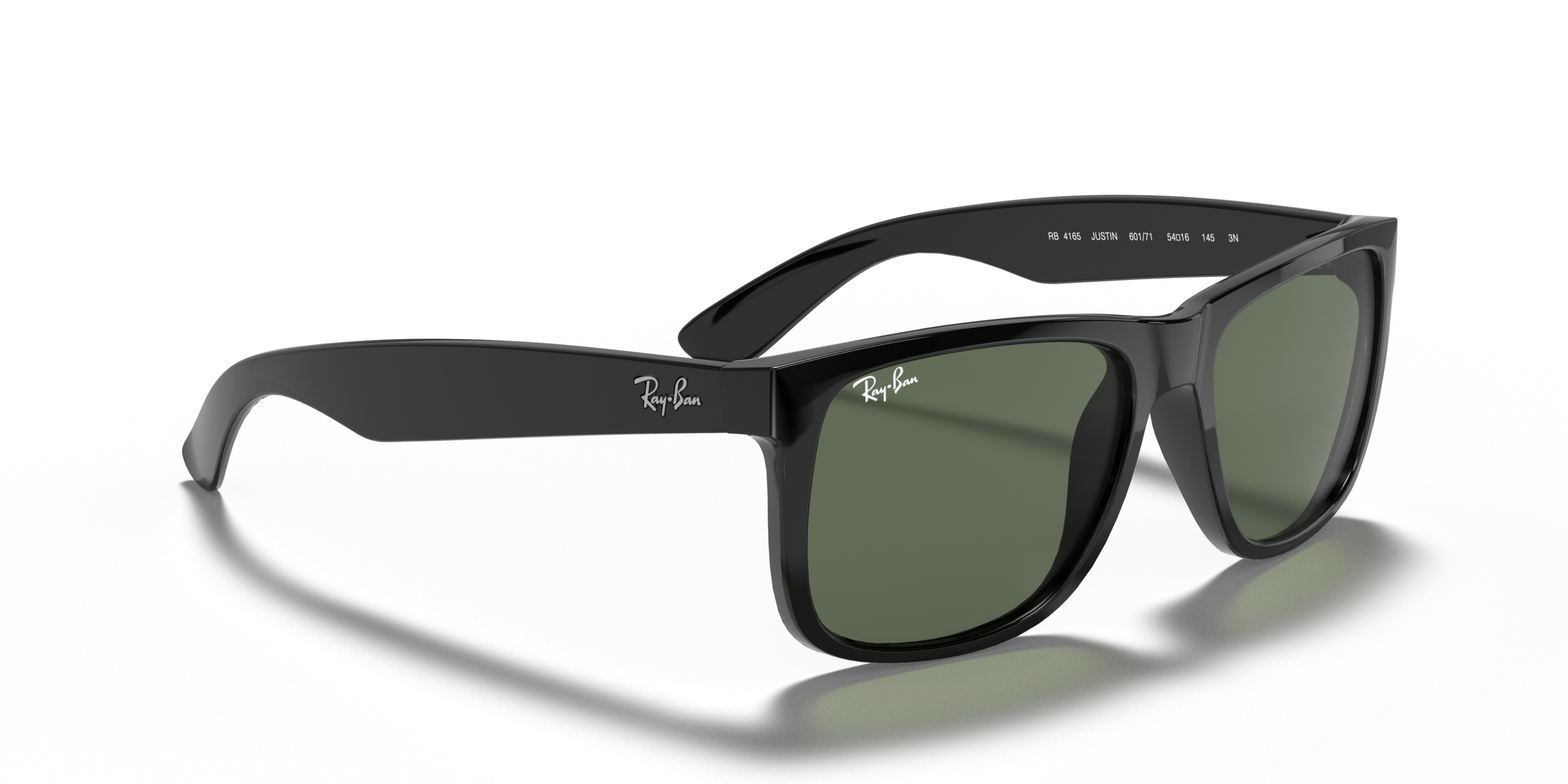 Angle_Right01 Ray-Ban Justin Classic RB4165 601/71 Groen / Zwart