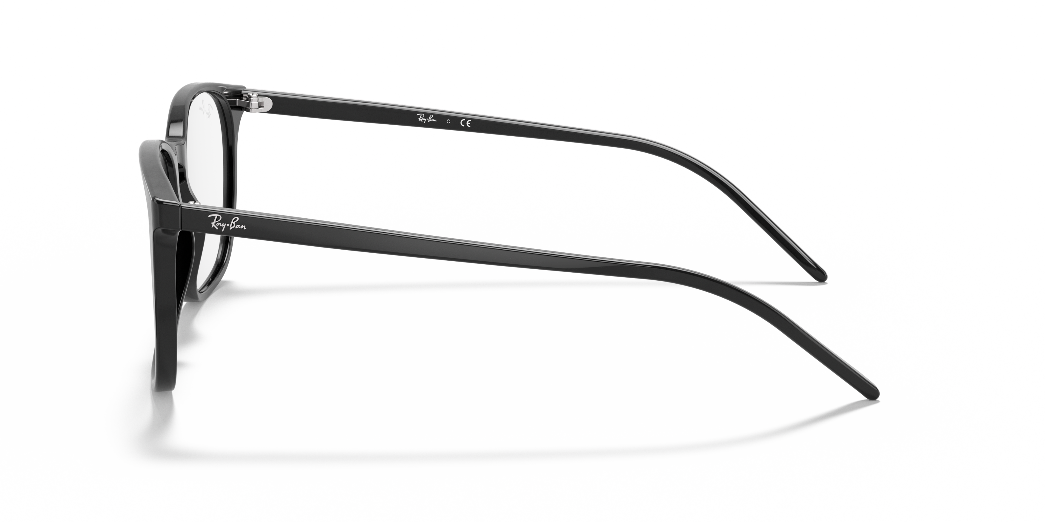 Angle_Left02 Ray-Ban RX 5387 (2000) Glasses Transparent / Black