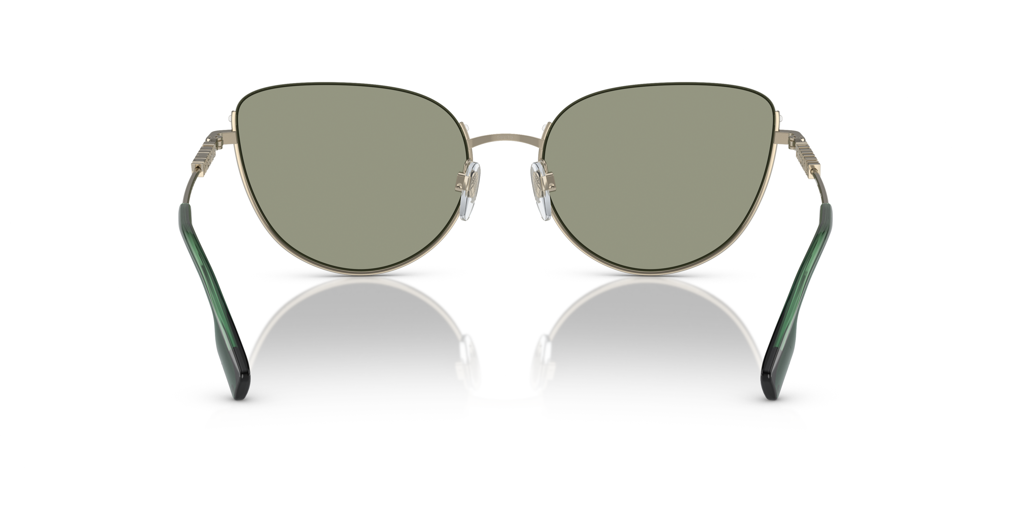 Detail02 Burberry BE 3144 (1109/2) Sunglasses Green / Gold