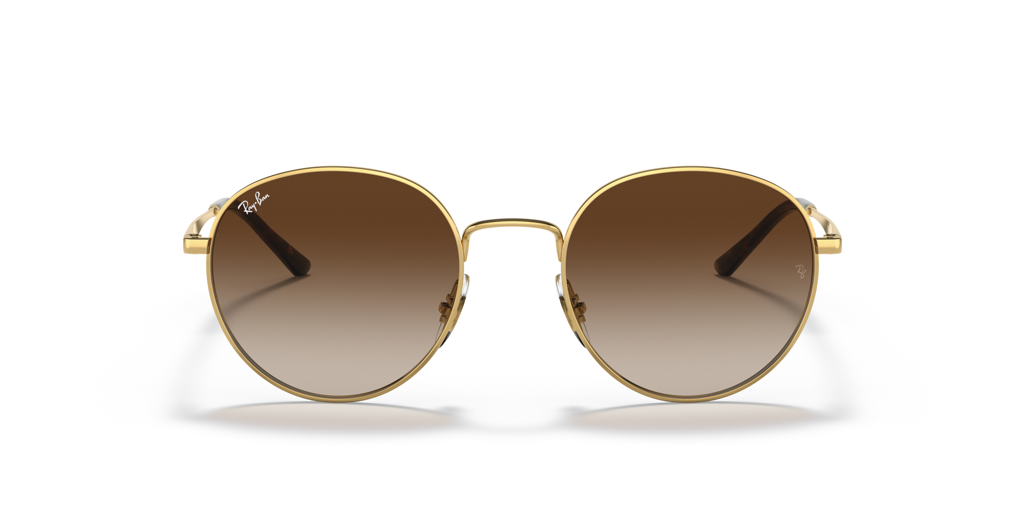 Front Ray-Ban RB3681 001/13 Bruin / Goud