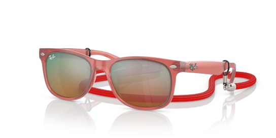 Ray-Ban RJ9052S Children's Sunglasses Silver / Transparent, Red