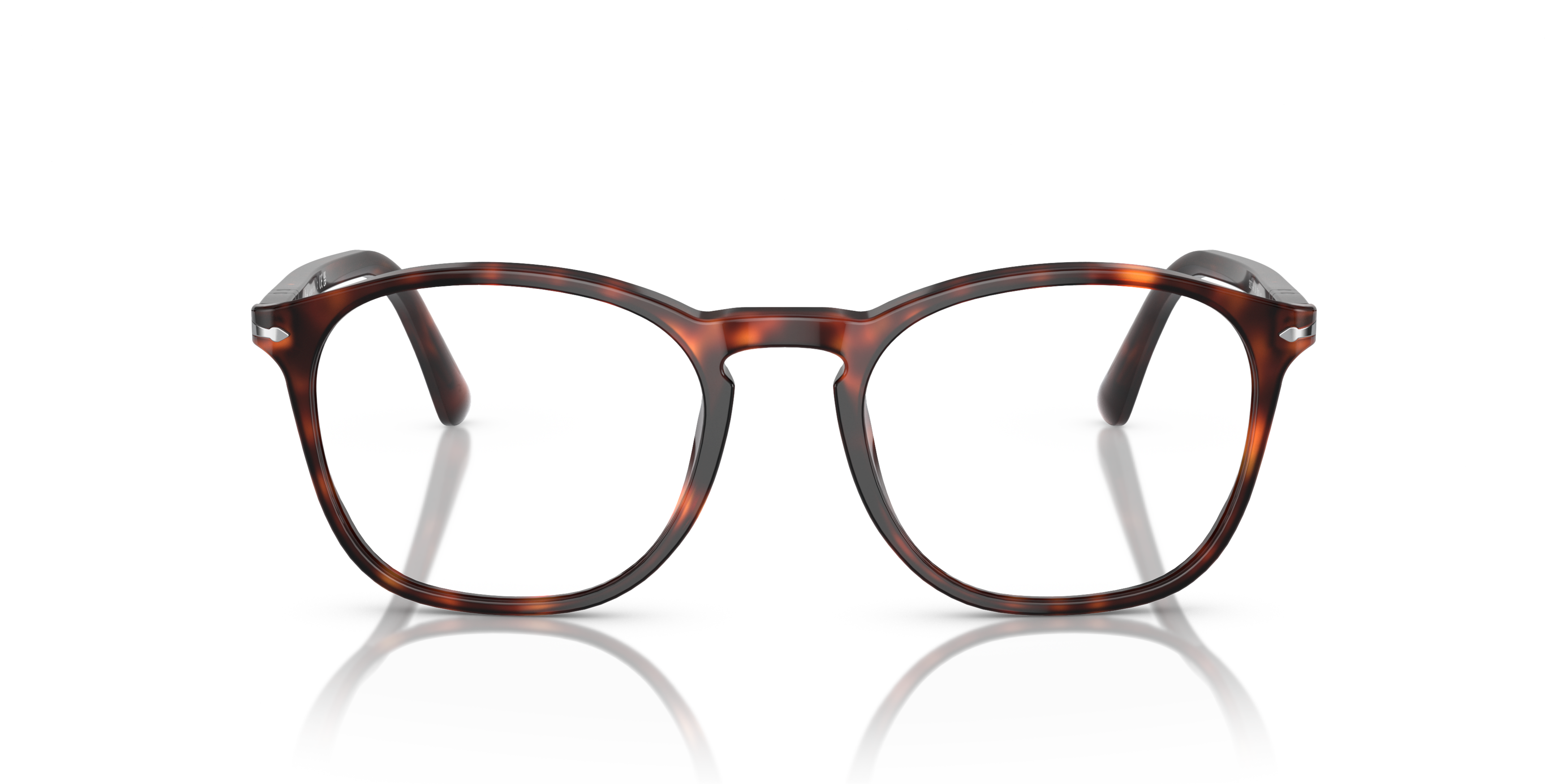 Front Persol PO 3007VM (24) Glasses Transparent / Tortoise Shell