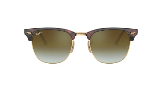 Ray-Ban Clubmaster Flash Gradient RB3016 990/9J Groen / Bruin