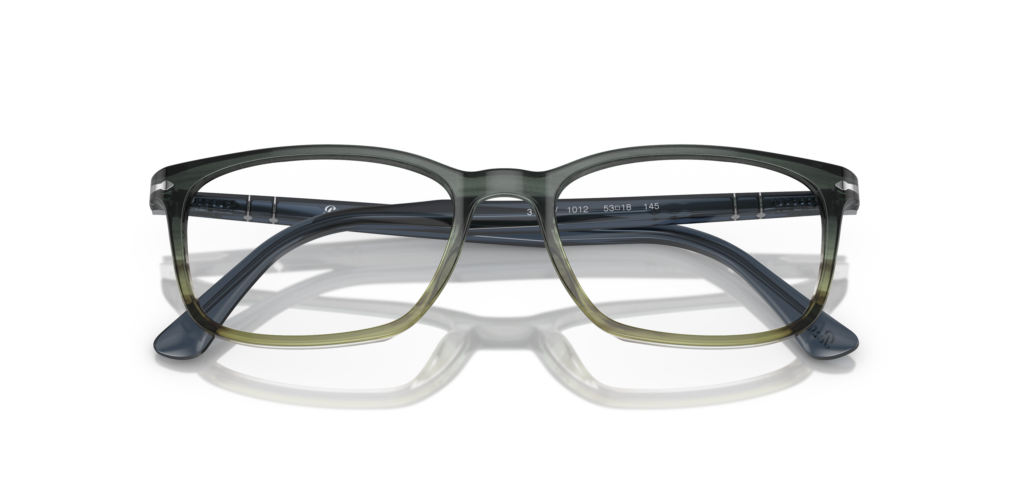 Folded Persol PO 3189V Glasses Transparent / Grey