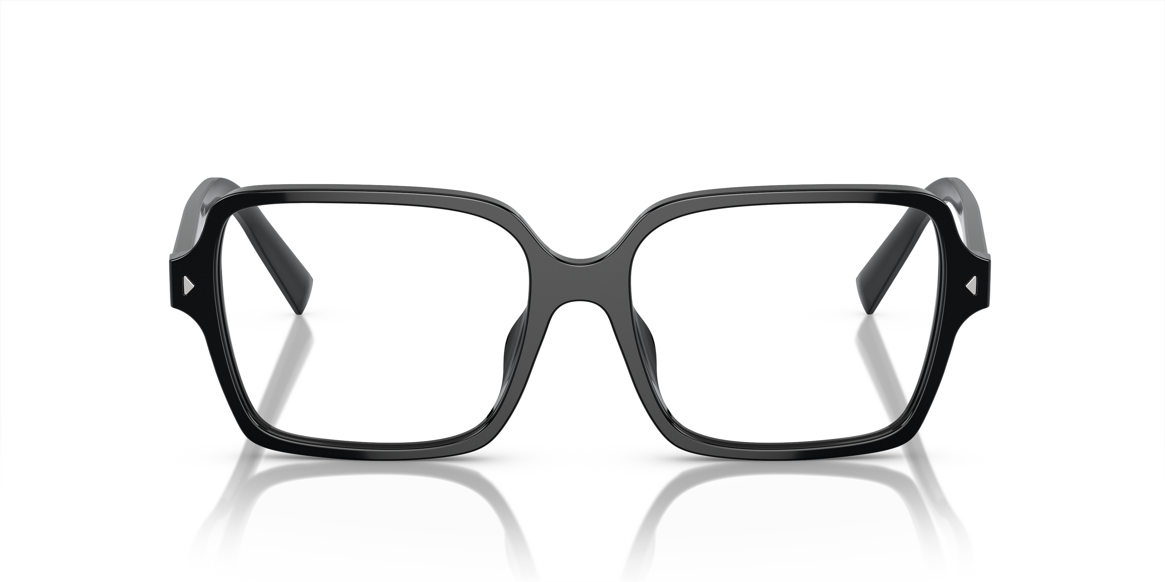 Front Prada PR A02V Glasses Transparent / Black