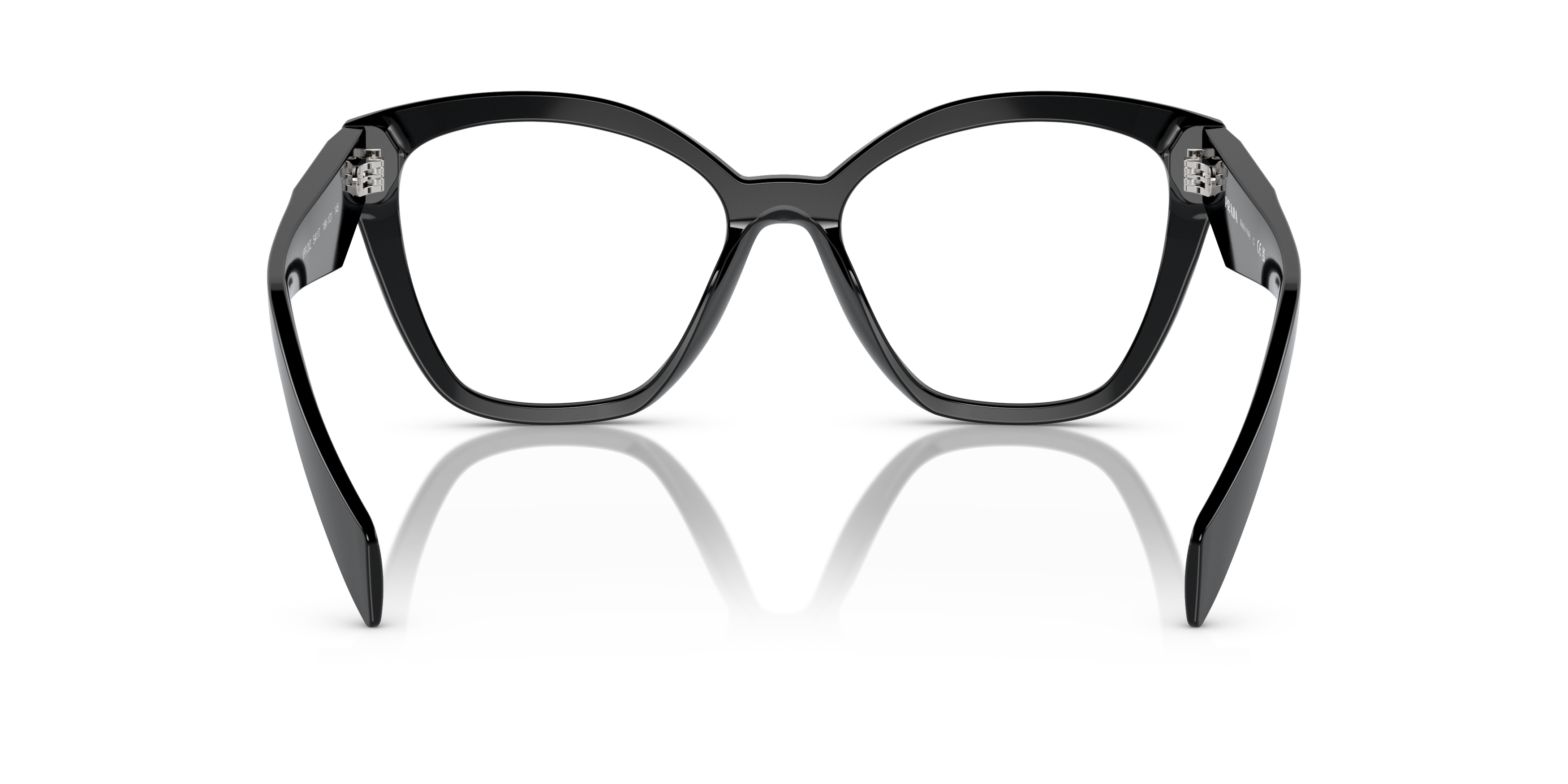 Detail02 Prada PR 20ZV (16K1O1) Glasses Transparent / Black