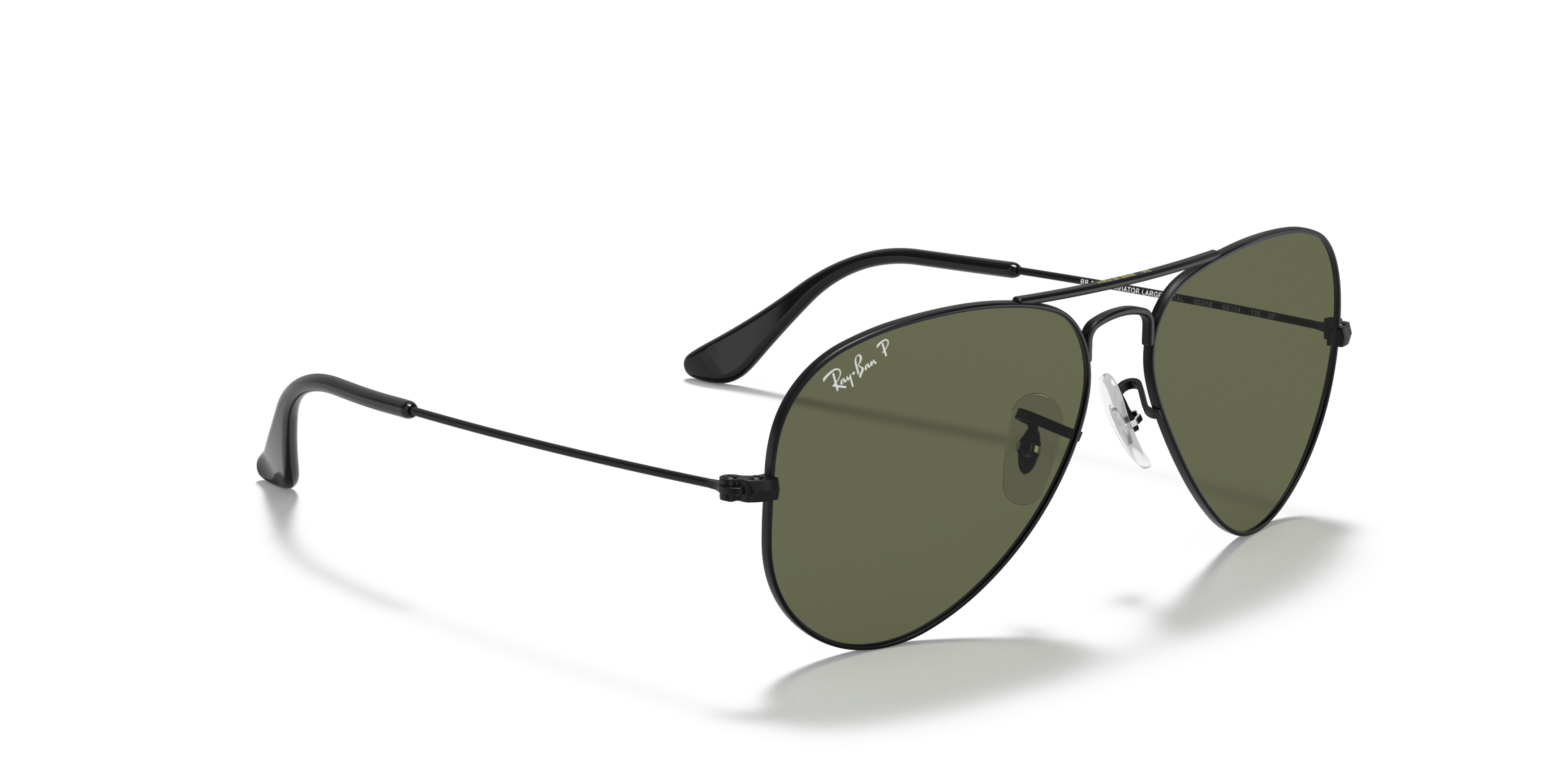 Angle_Right01 Ray-Ban Aviator Gradient RB3025 001 Groen / Goud