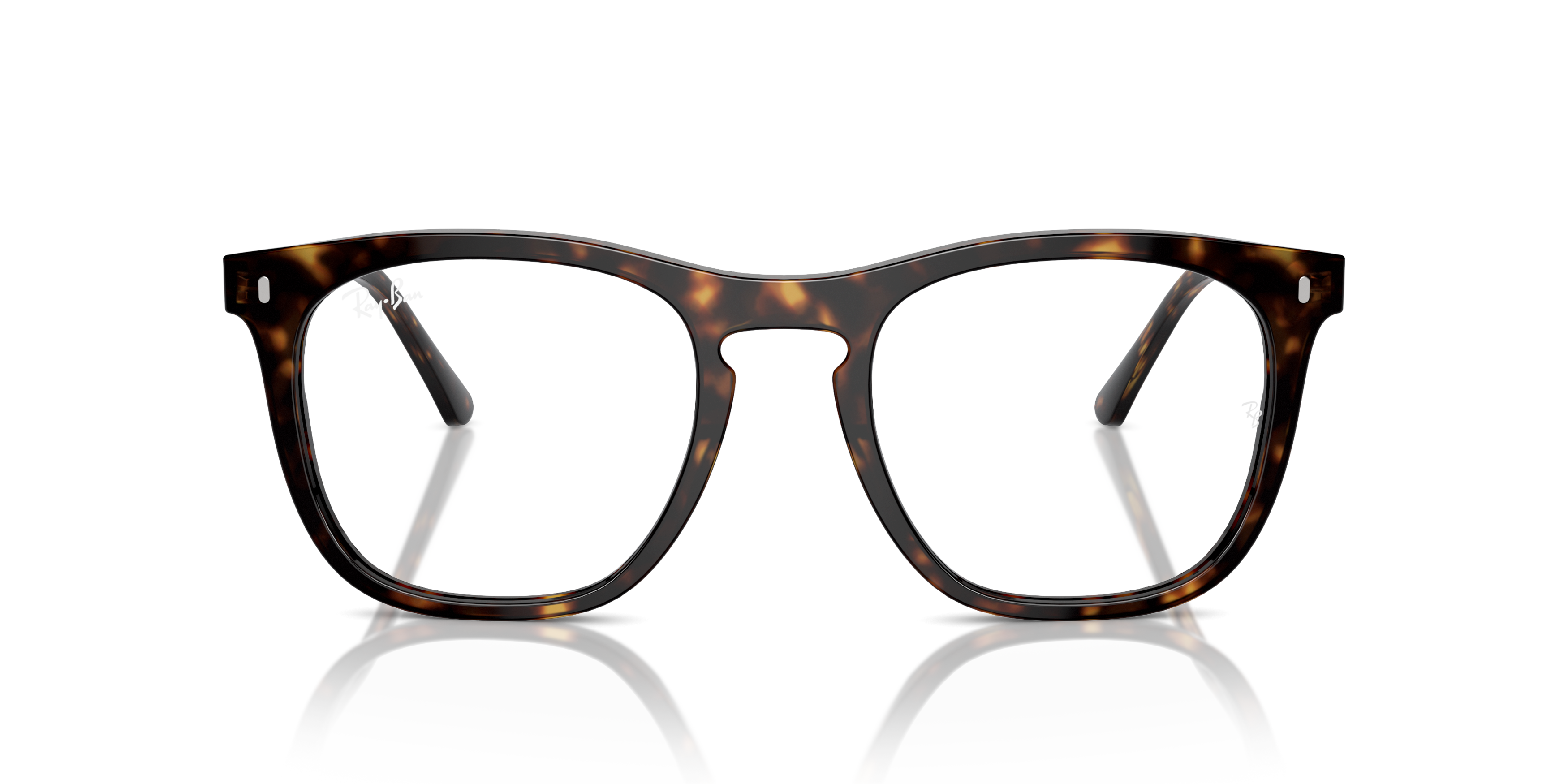 Front Ray-Ban RX 2210V Glasses Transparent / Tortoise Shell