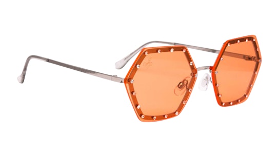 Jeepers Peepers JP 18554 (SS) Sunglasses Orange / Silver