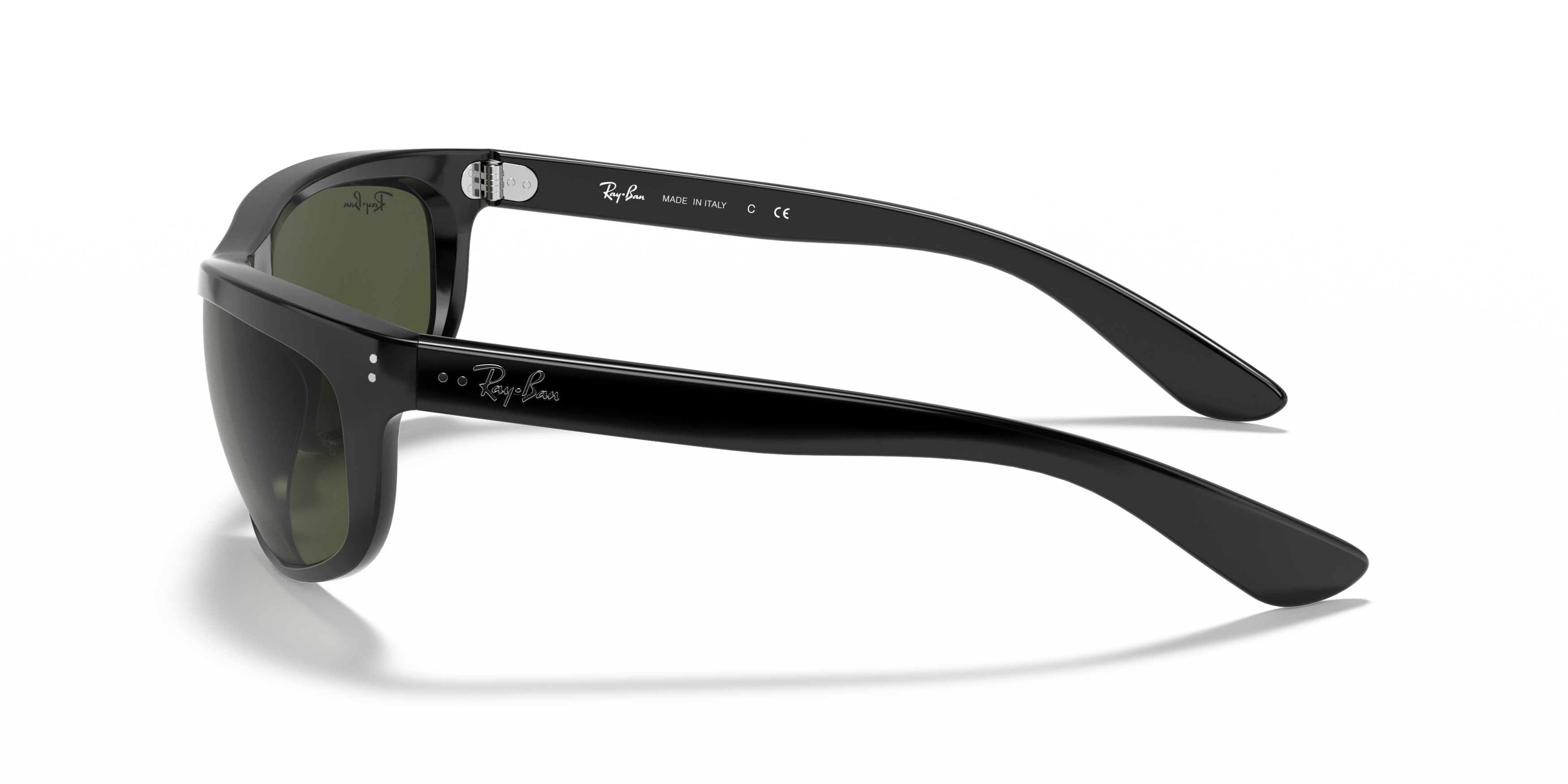 Angle_Left02 Ray-Ban Balorama RB 4089 Sunglasses Grey / Black
