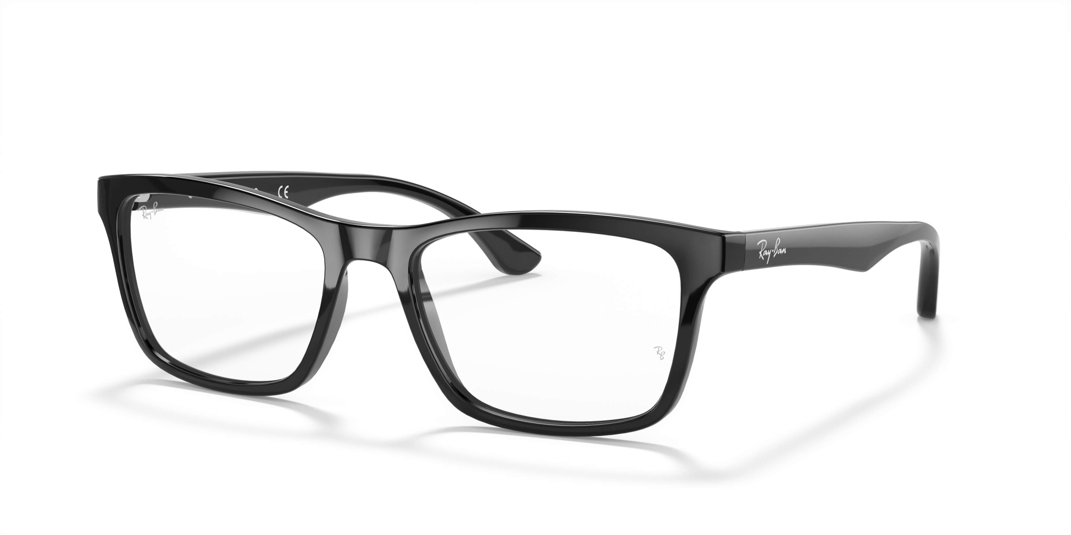 Angle_Left01 Ray-Ban RX 5279 Glasses Transparent / Black