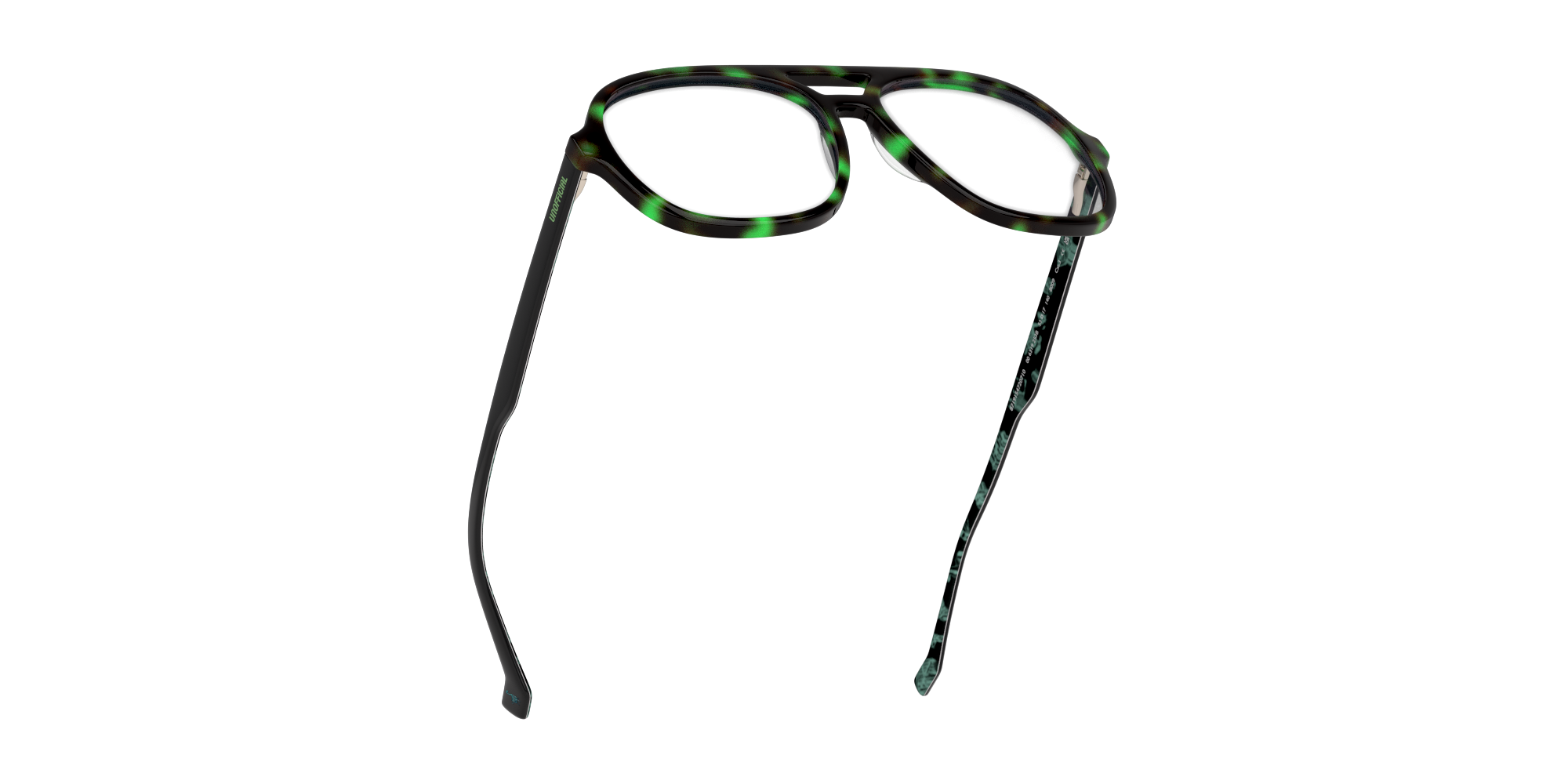 Bottom_Up Fortnite with Unofficial UNSU0160 Glasses Transparent / Green