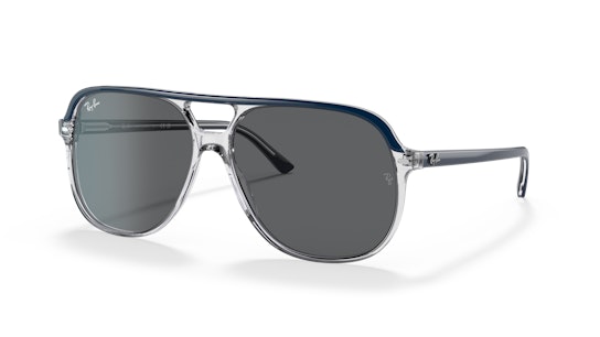 Ray-Ban RB 2198 Sunglasses Grey / Transparent, Blue