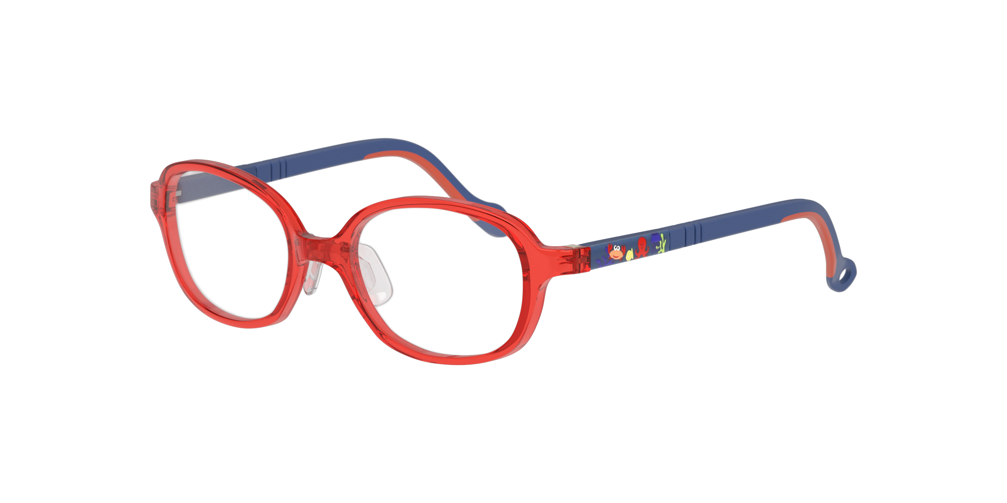 Angle_Left01 Vision Express POO04 (C14) Glasses Transparent / Red