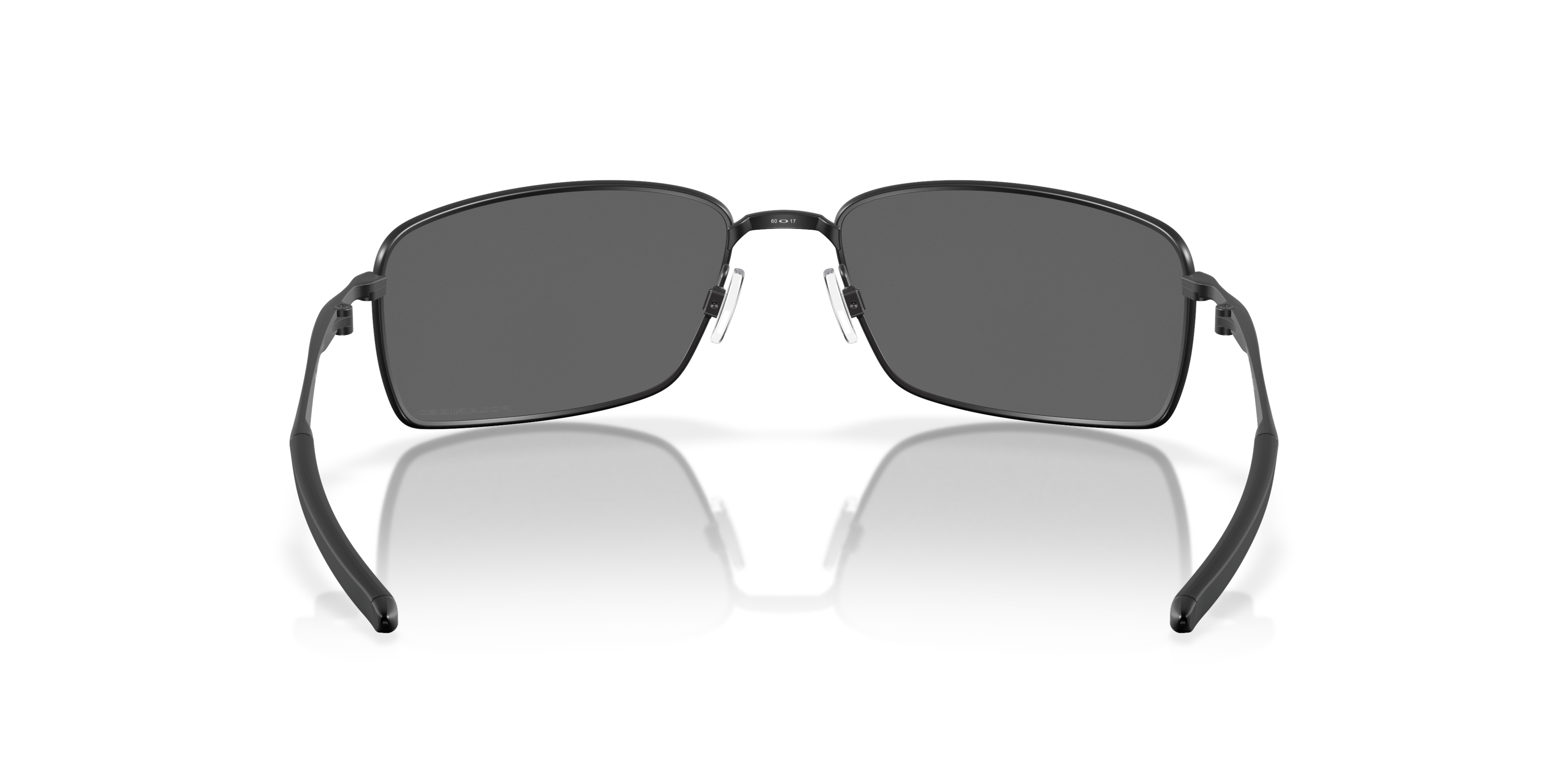 Detail02 Oakley Square Wire OO 4075 (407505) Sunglasses Silver / Black