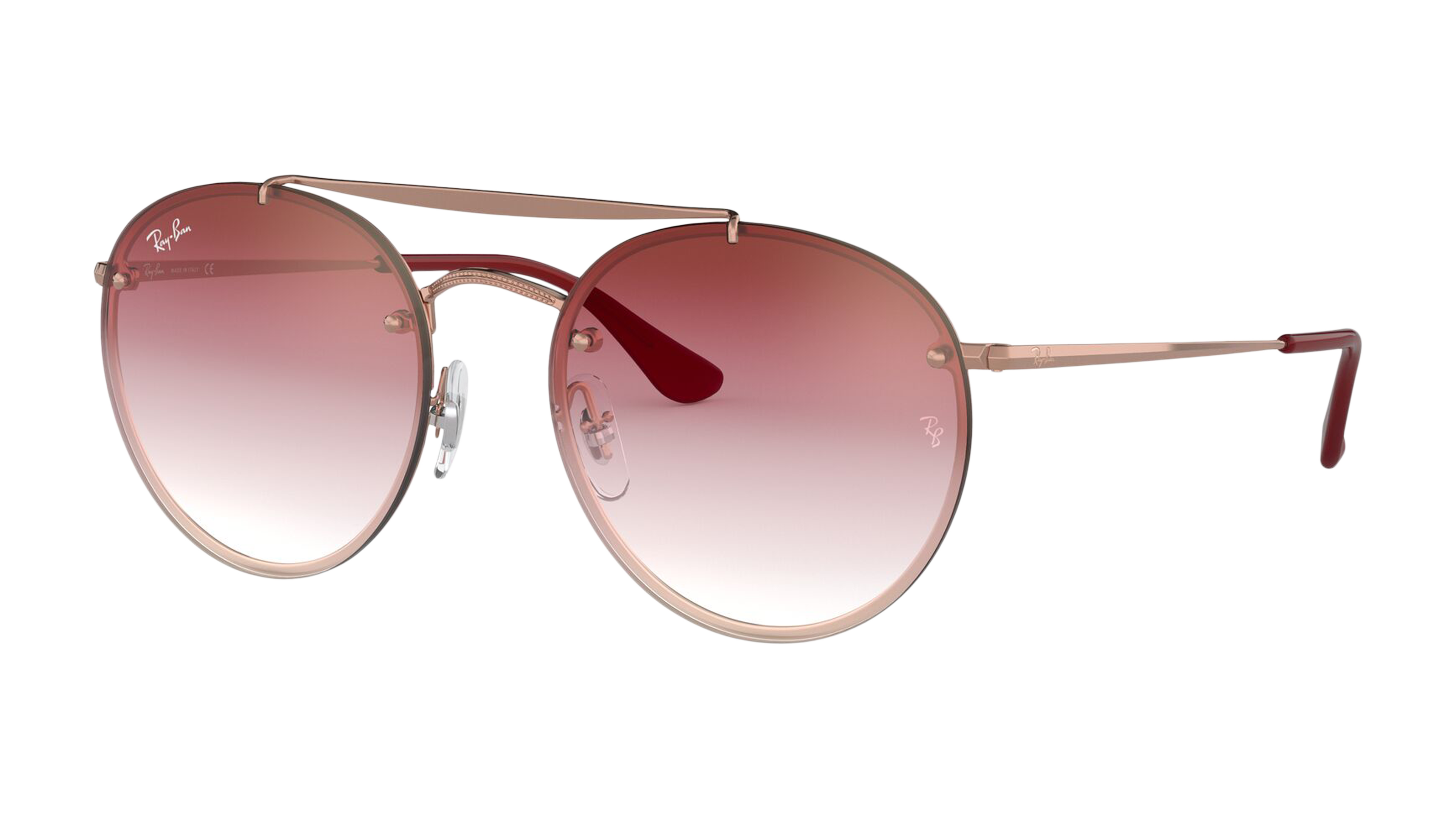 [products.image.angle_left01] Ray-Ban Blaze Round Double Bridge RB3614N 91410T