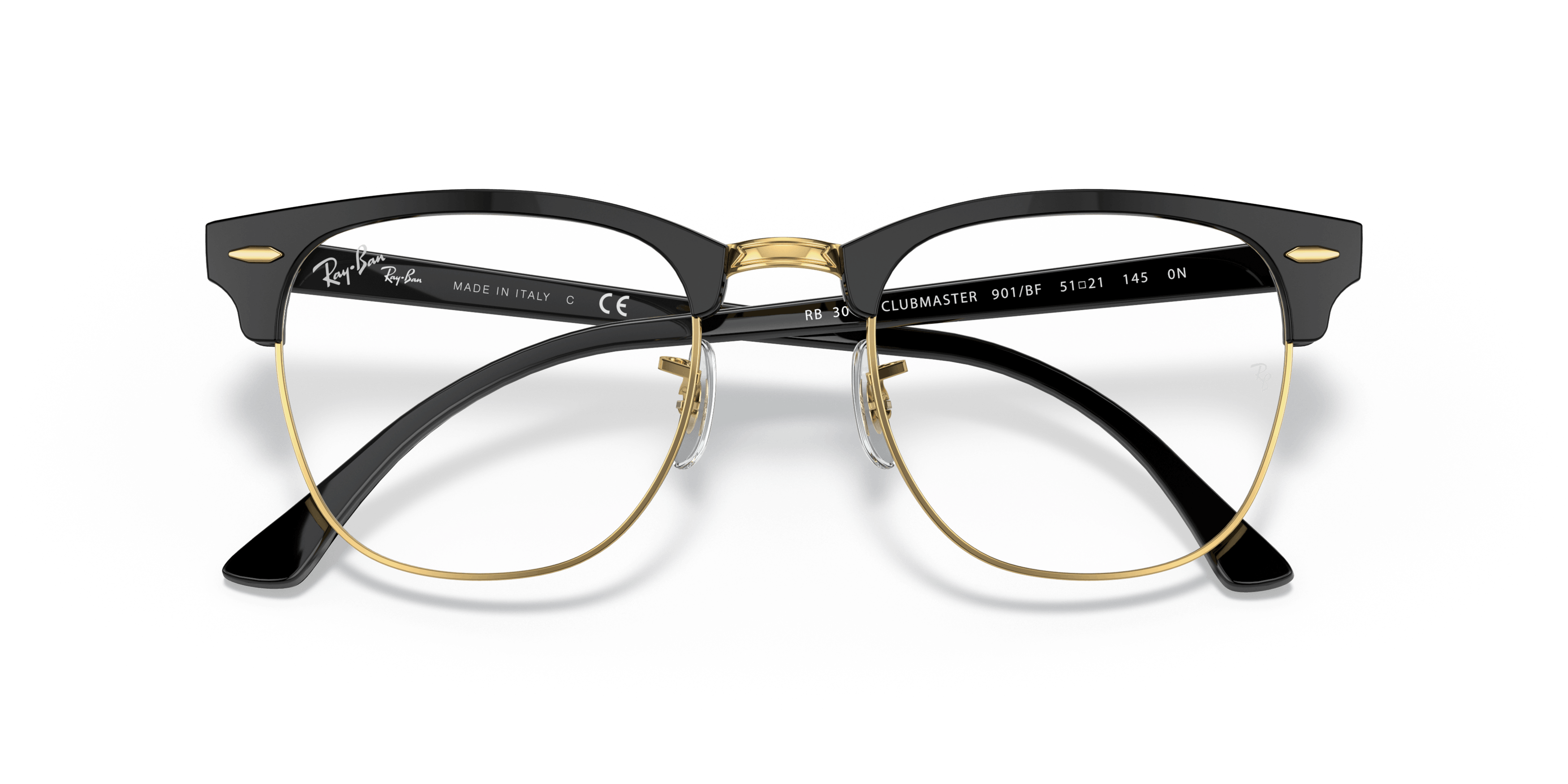 Folded, Ray-Ban CLUBMASTER RB3016 901/BF