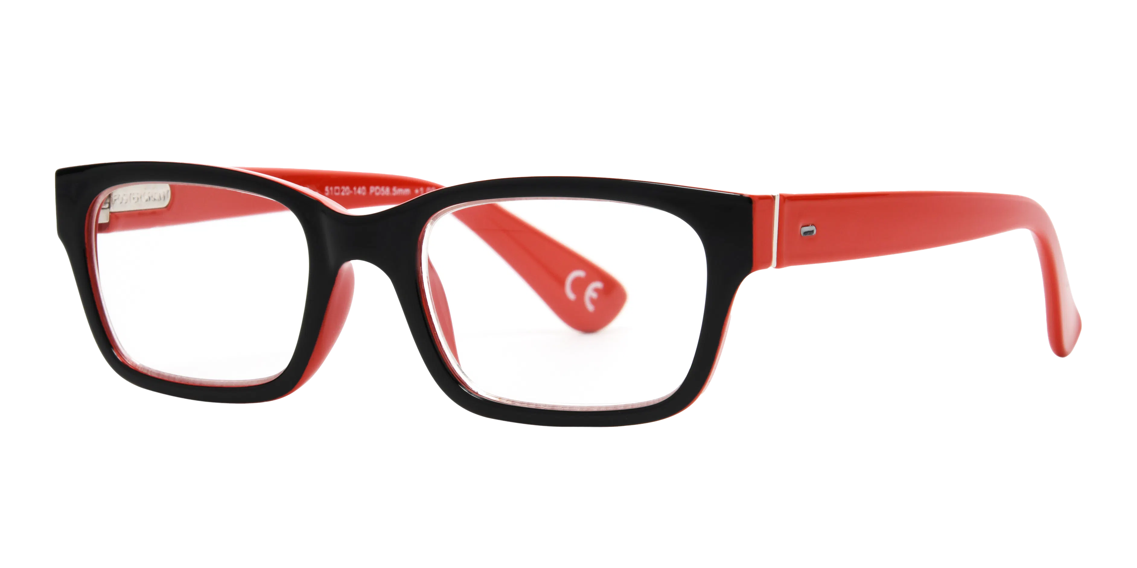 Foster Grant Sydney FO000257BLKRED | Pearle Opticiens