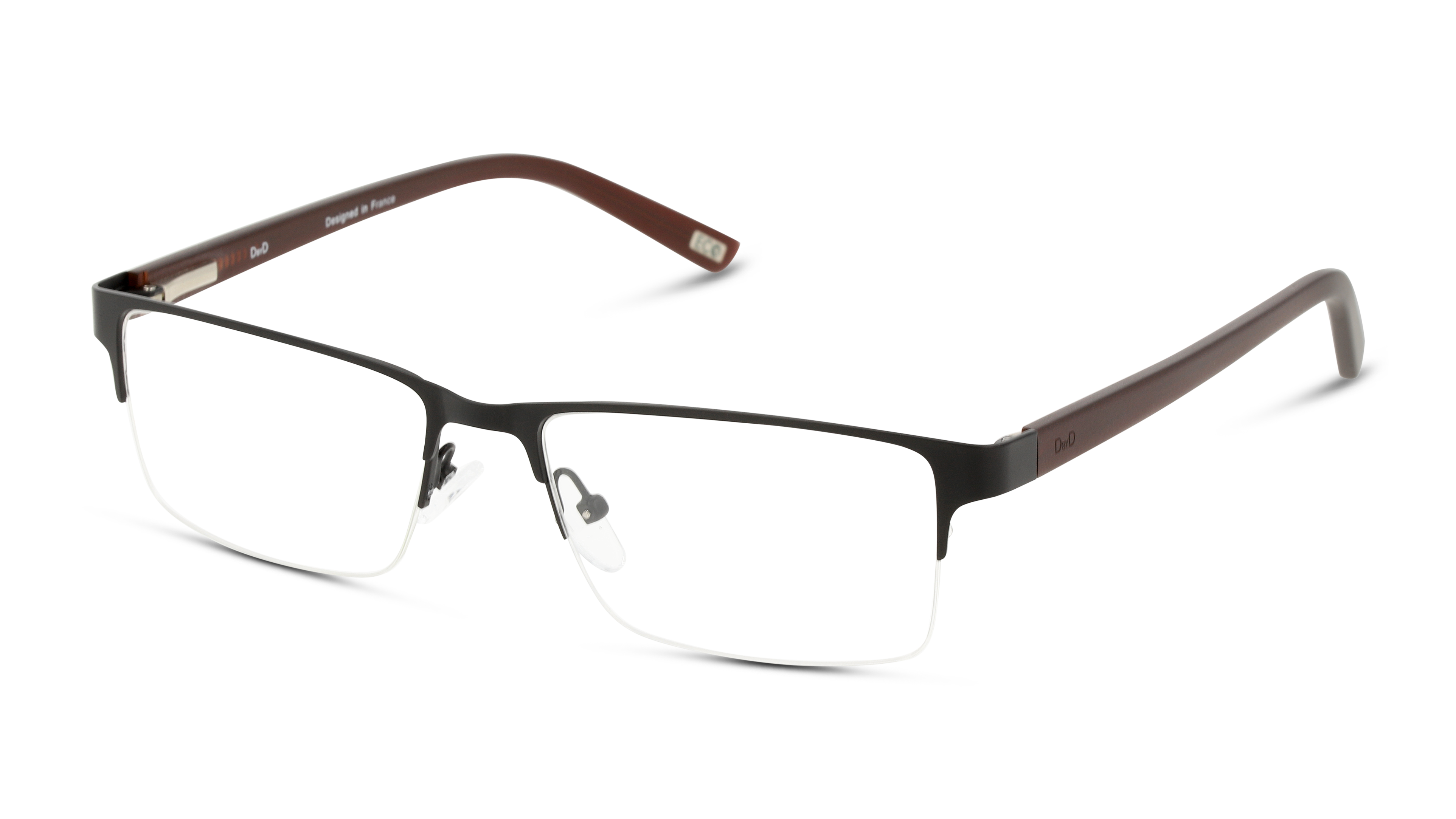 Angle_Left01 DbyD Essentials DB OM0031 Glasses Transparent / Black