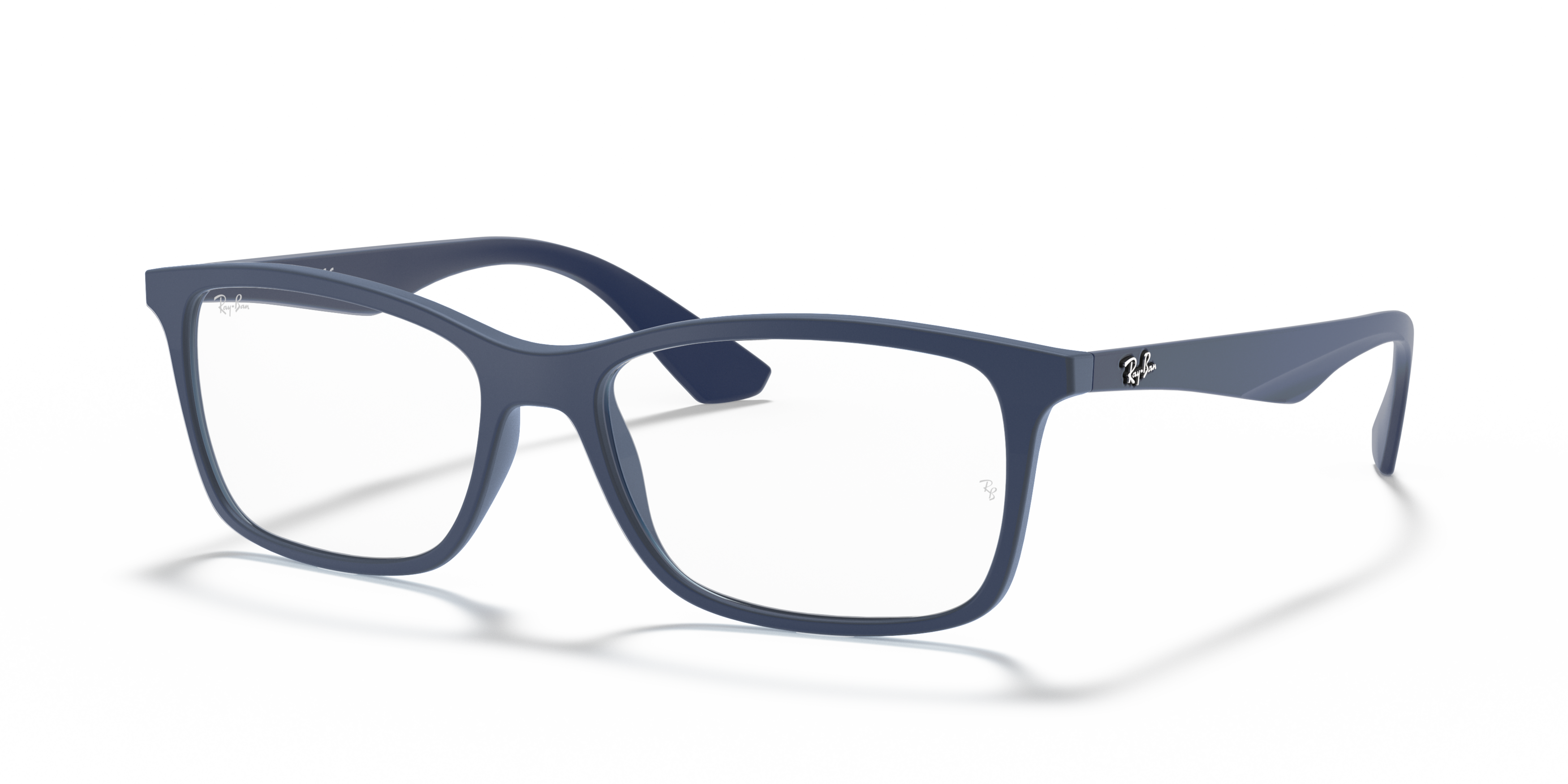 Angle_Left01 Ray-Ban RX 7047 Glasses Transparent / Blue