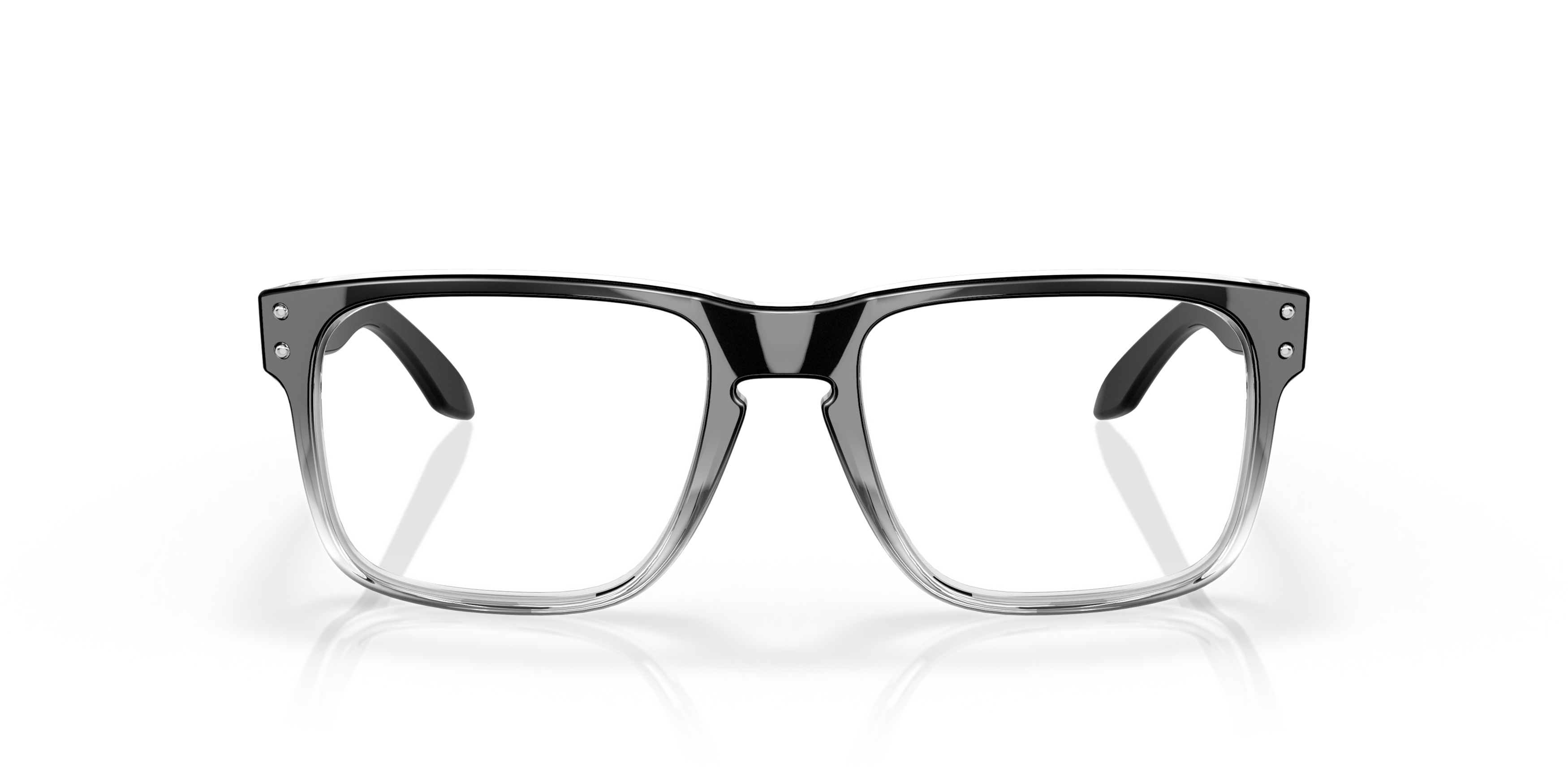 Front Oakley Holbrook Rx OX 8156 Glasses Transparent / Black