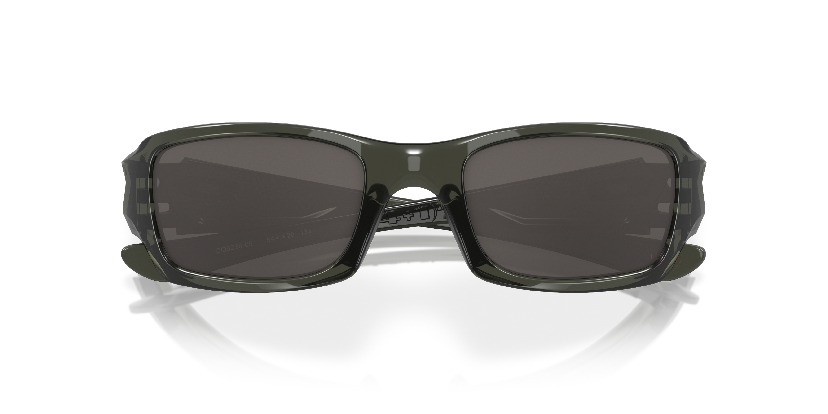 Folded Oakley Fives Squared OO 9238 (923805) Sunglasses Grey / Black