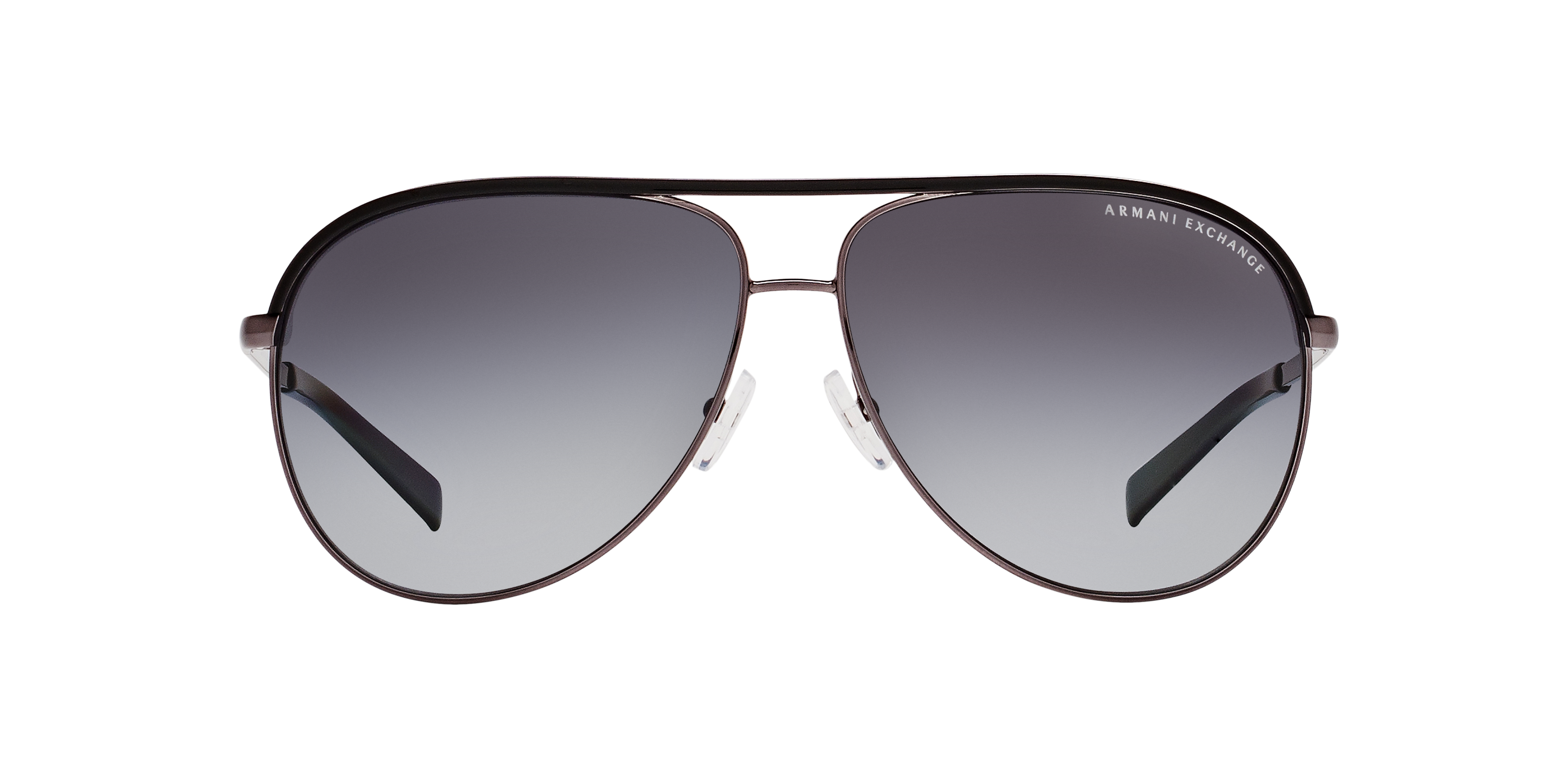 Front Armani Exchange AX 2002 (6006) Sunglasses Grey / Grey
