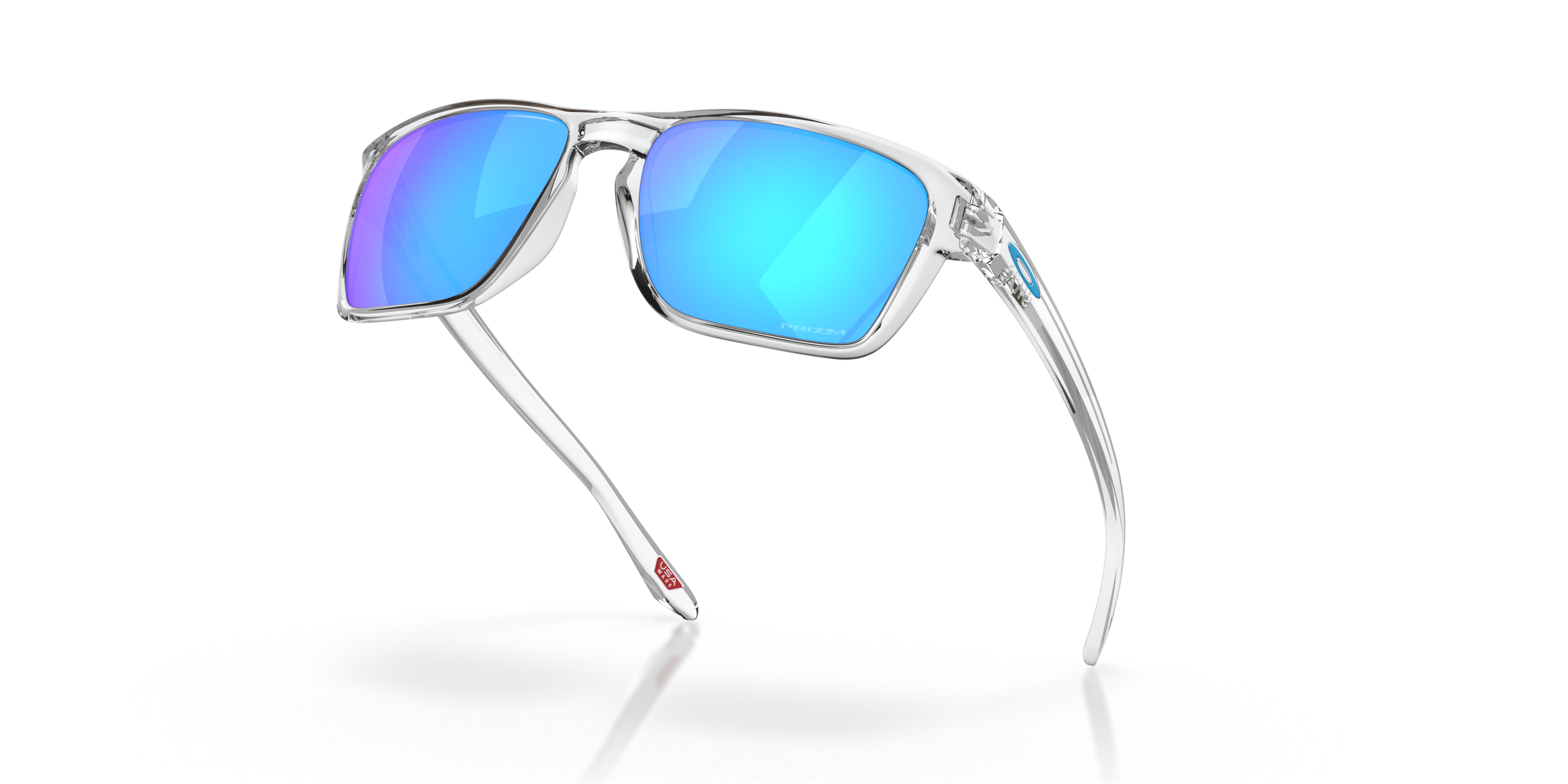 Bottom_Up Oakley Sylas OO 9448 Sunglasses Blue / Transparent, Clear