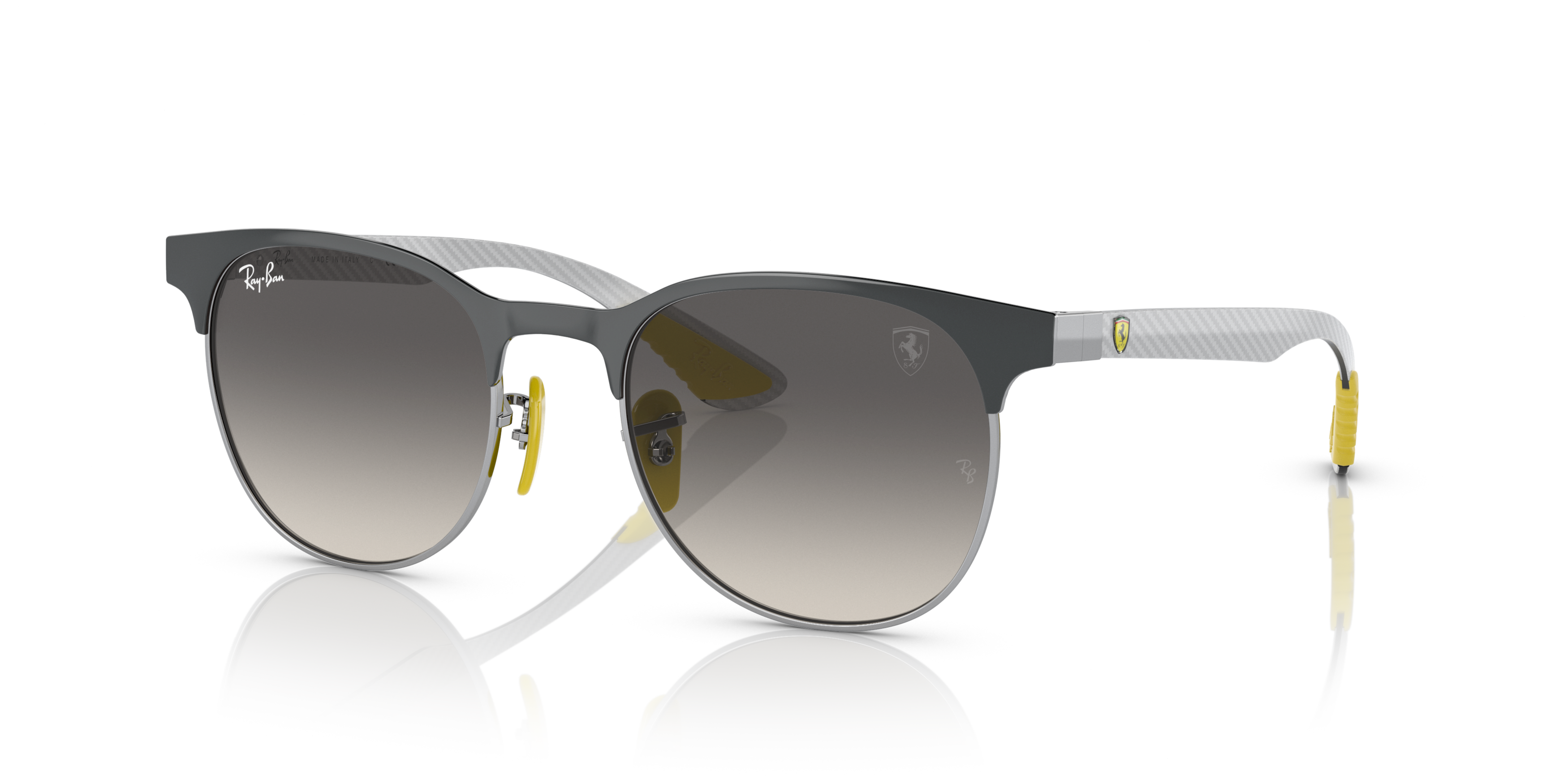 Angle_Left01 Ray-Ban RB 8327M Sunglasses Grey / Grey