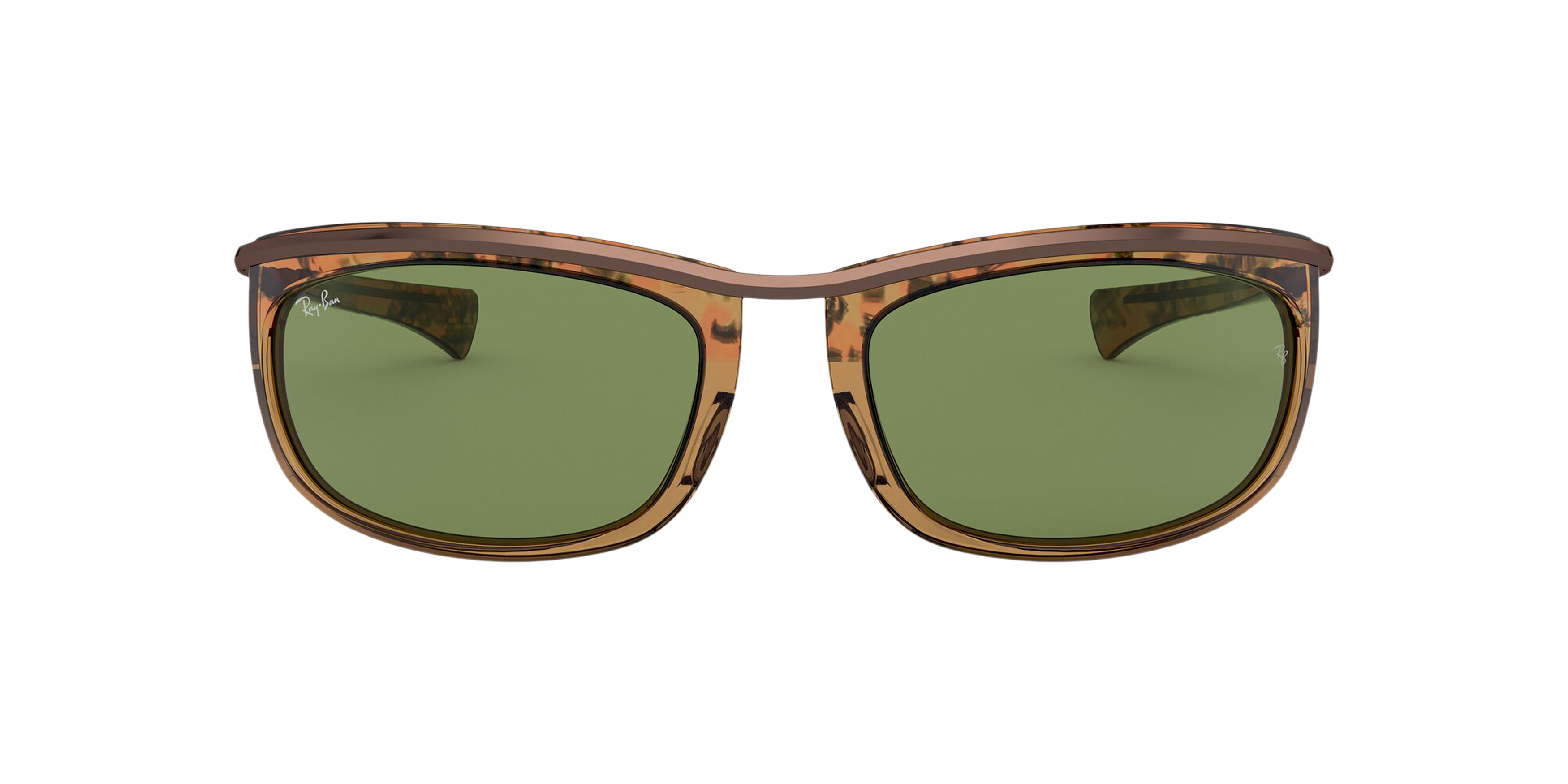 Front Ray-Ban Olympian I RB2319 128714 Groen / Bruin