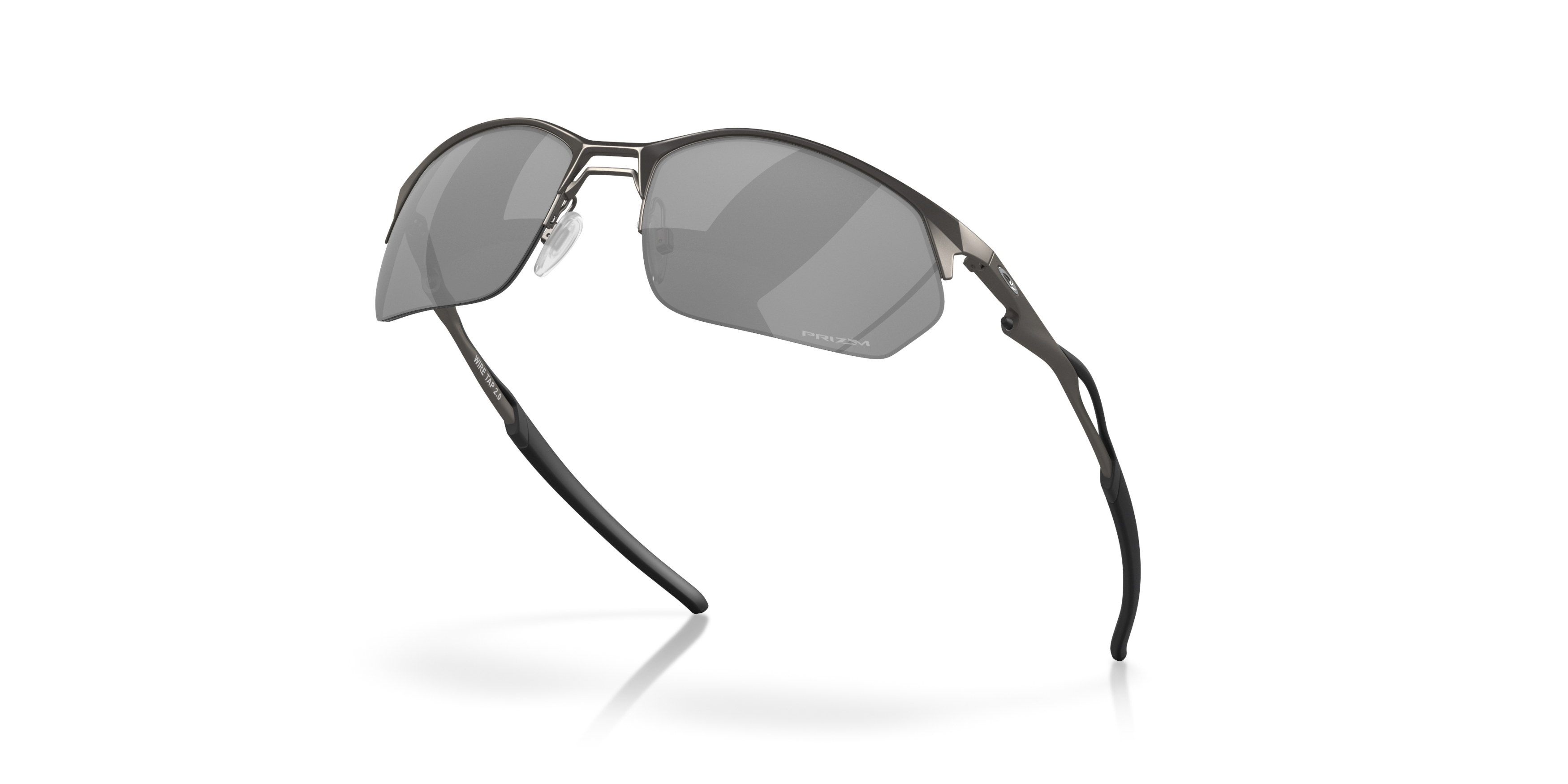 Bottom_Up Oakley Wire Tap 2.0 OO 4145 (414502) Sunglasses Grey / Grey