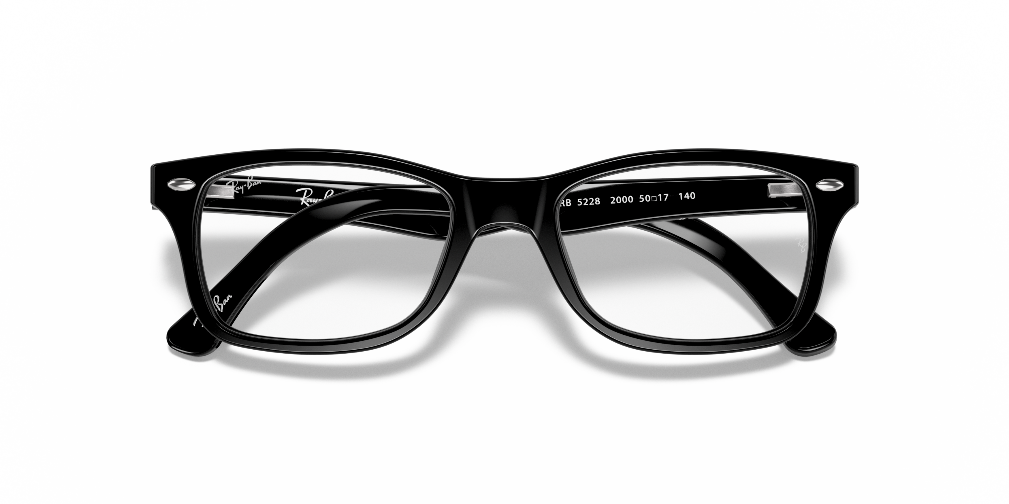 Folded Ray-Ban RX 5228 (2012) Glasses Transparent / Tortoise Shell