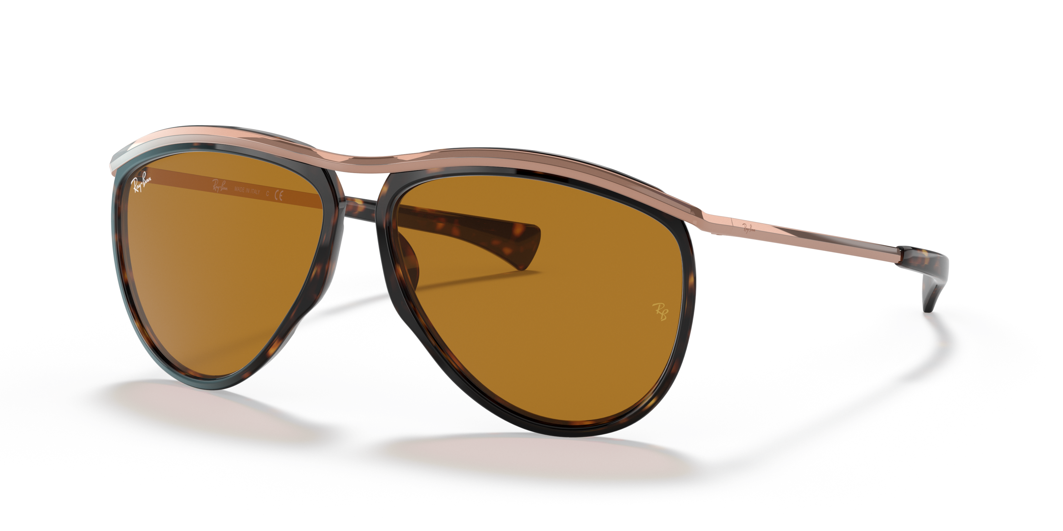 [products.image.angle_left01] Ray-Ban Olympian Aviator RB2219 130933
