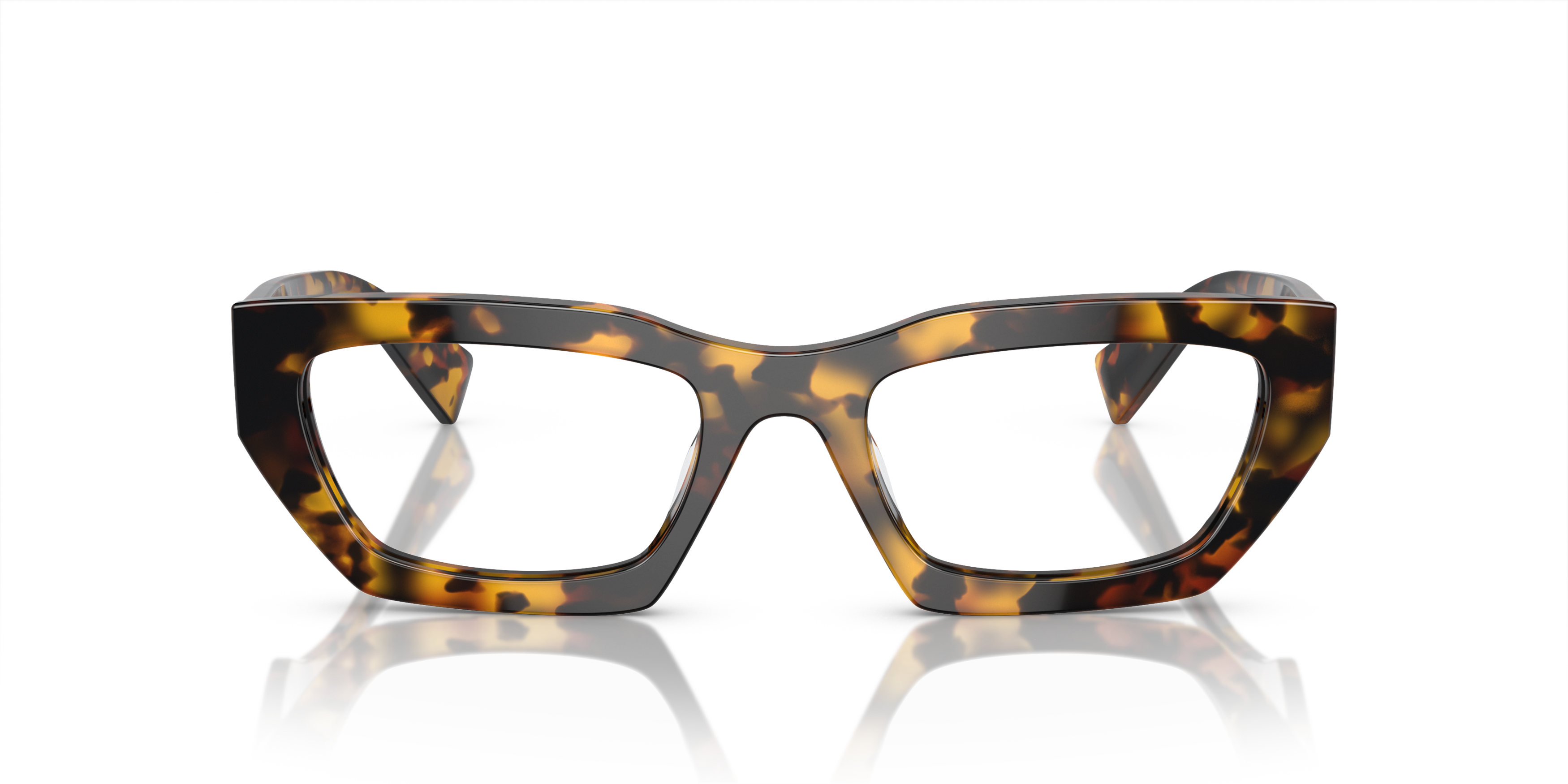 Front Miu Miu MU 03XV Glasses Transparent / Black