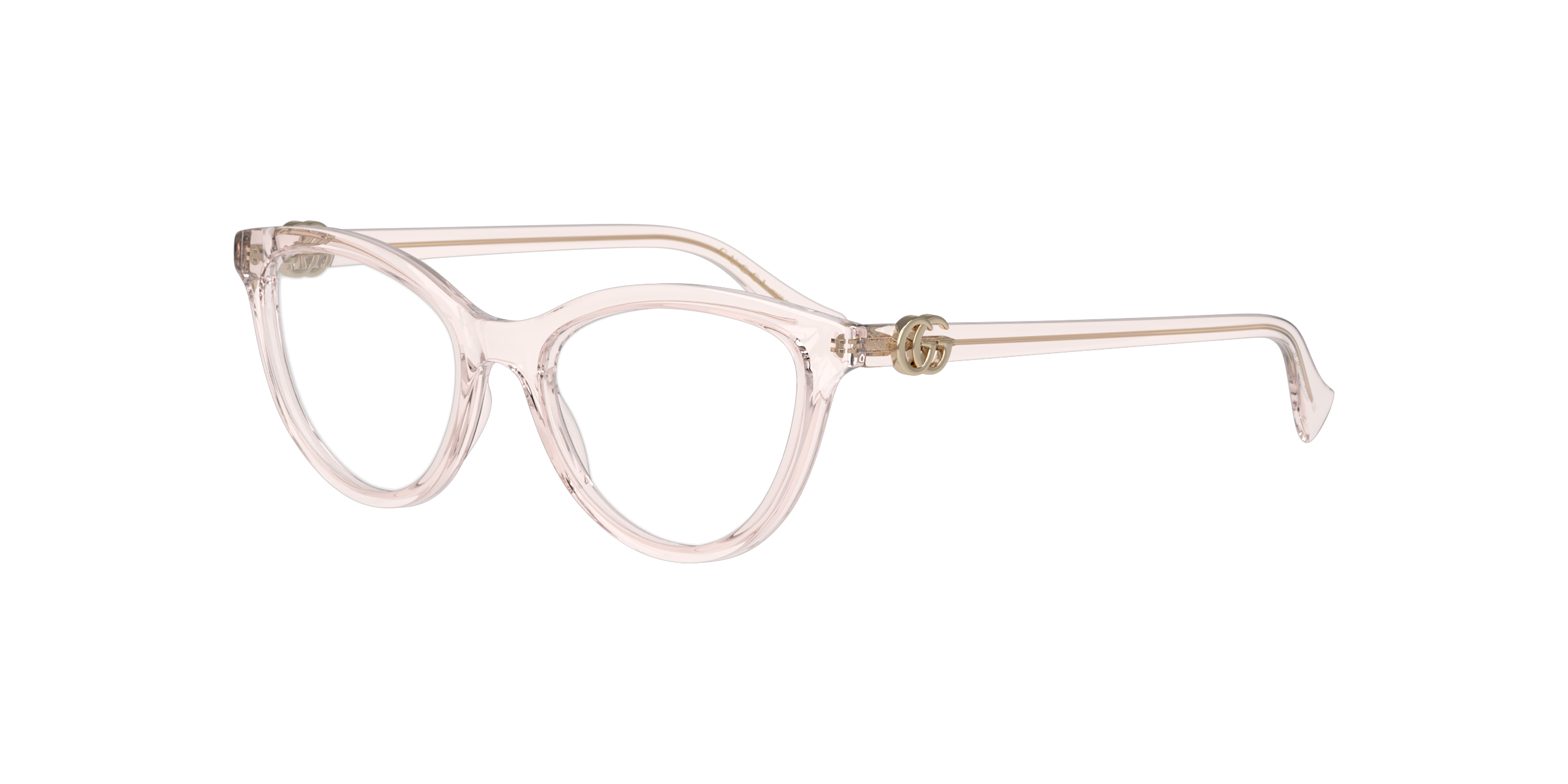 Angle_Left01 Gucci GG 1179O Glasses Transparent / Havana