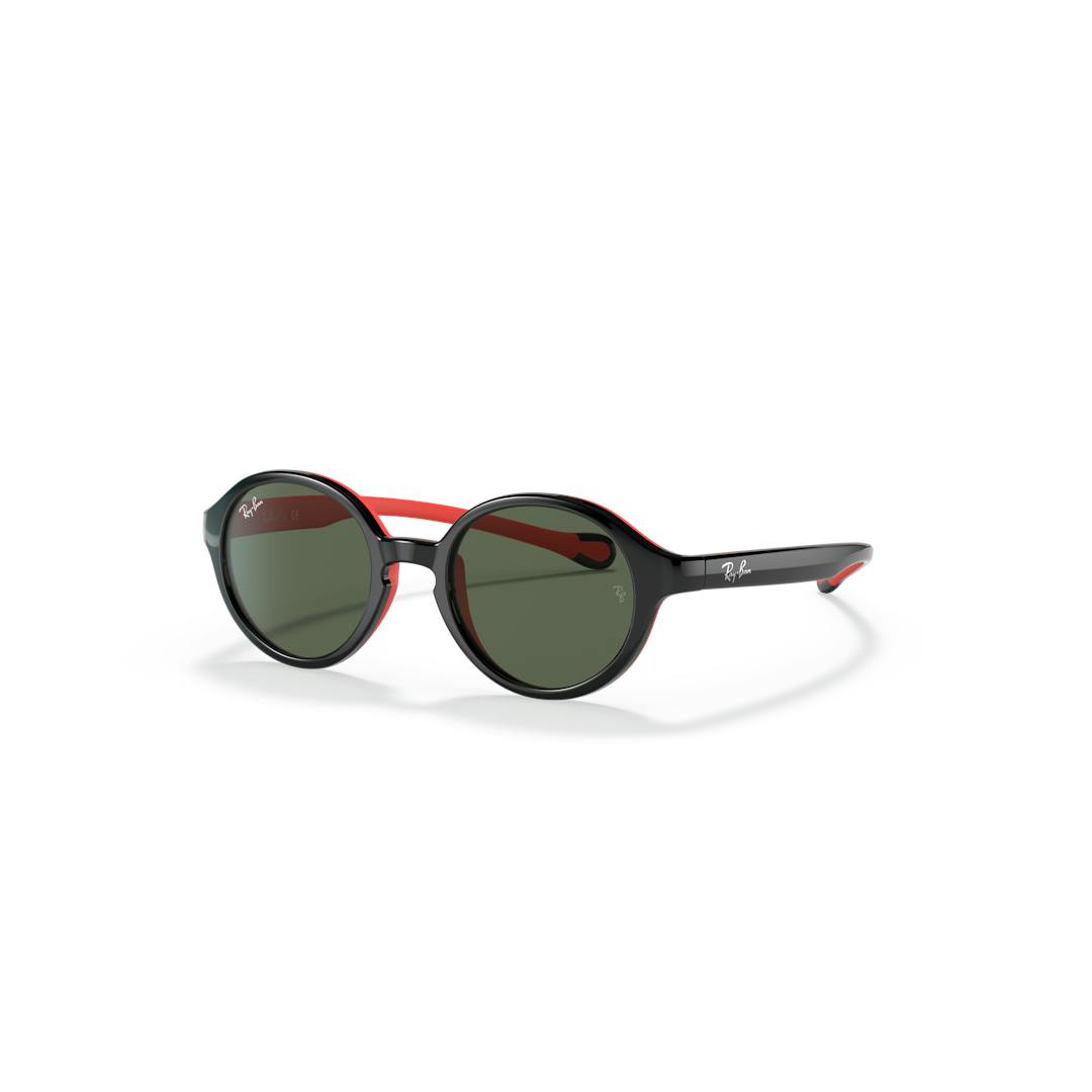 Ray-Ban Kids 0RJ9075S Solbriller - Runde Rød