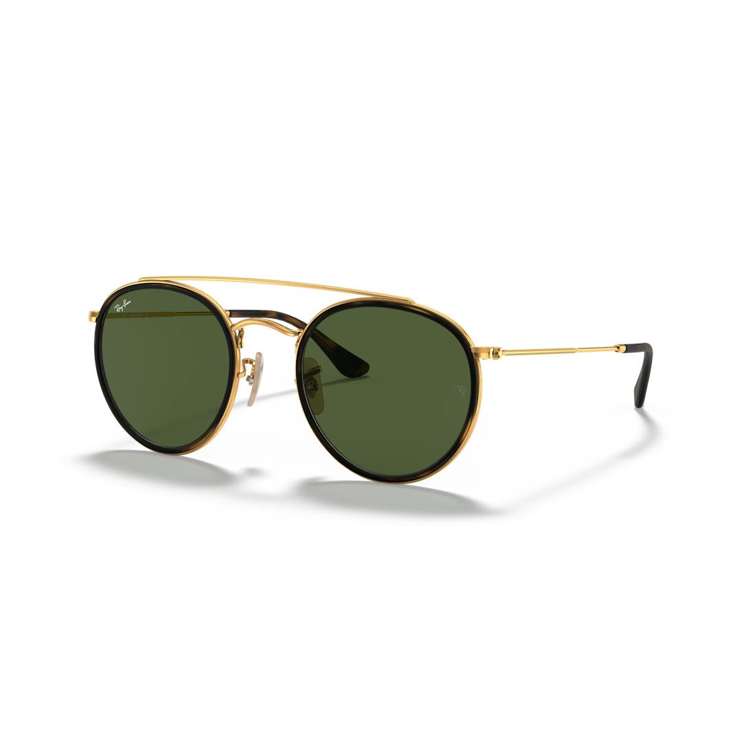 Ray-Ban 3647n RB3647N Lunettes de Soleil - Panthos Doré - Possibilité de verres correcteurs - Adapta