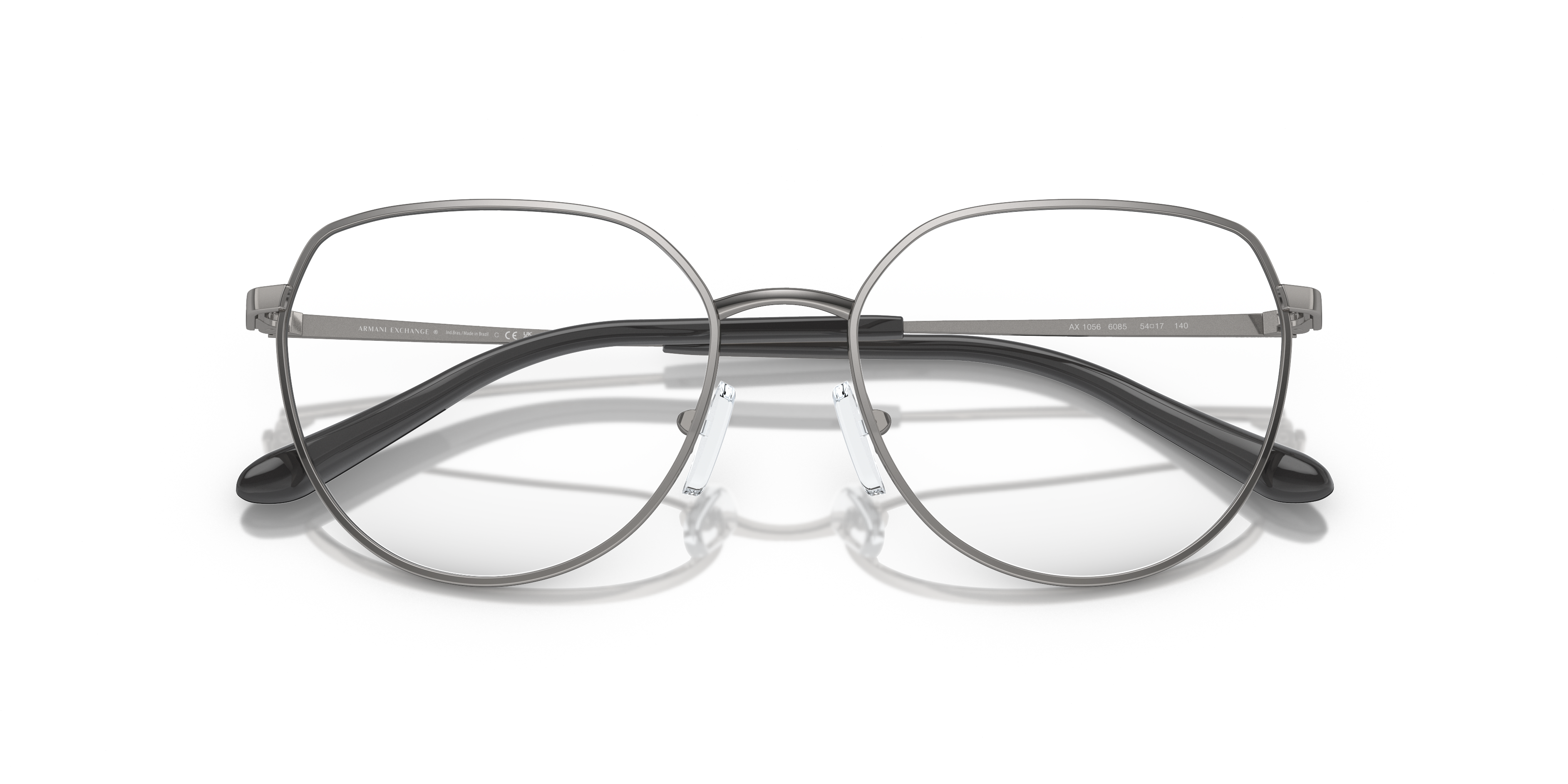 Folded Armani Exchange AX 1056 (6110) Glasses Transparent / Gold