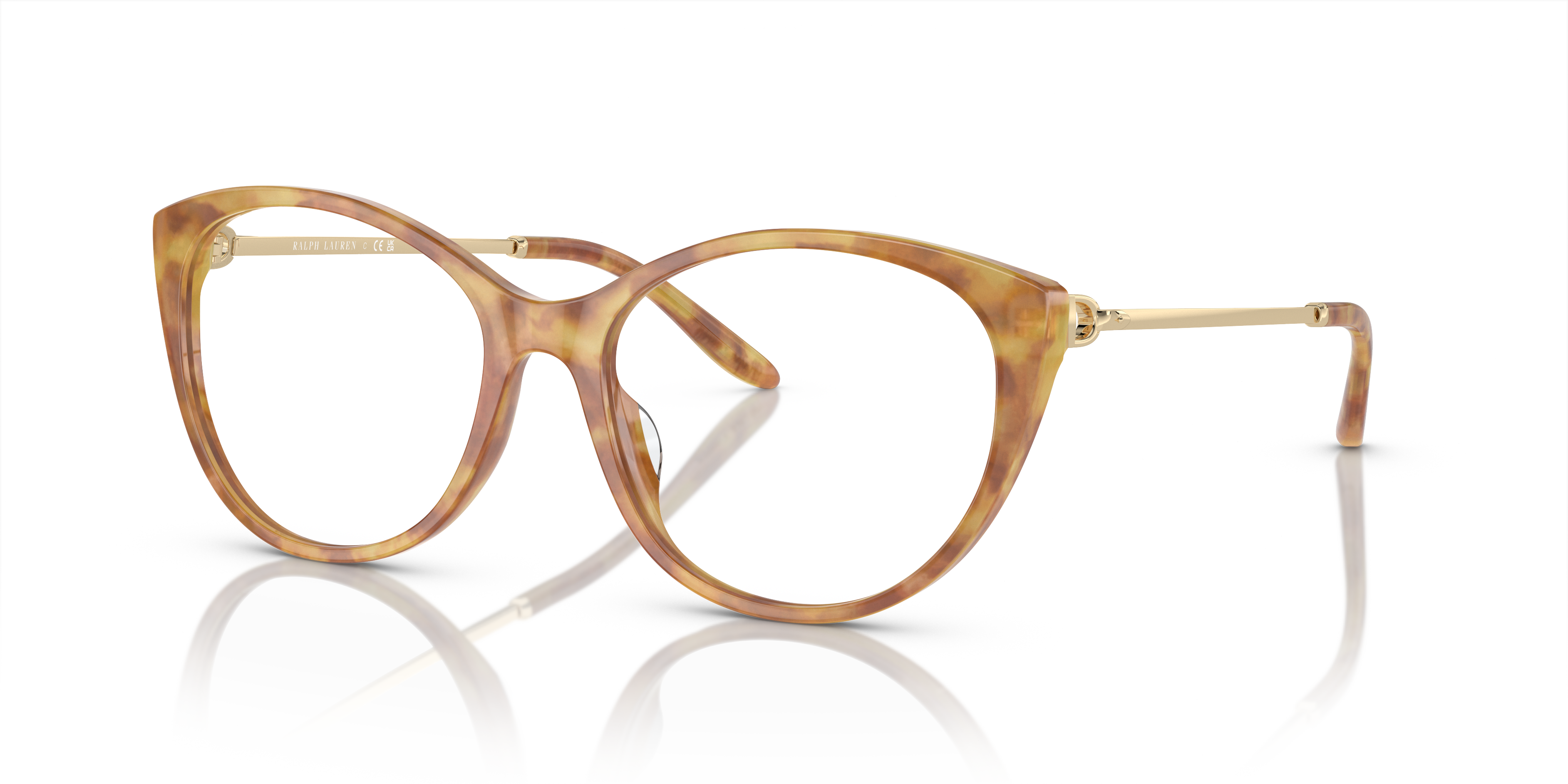 Angle_Left01 Ralph Lauren RL 6239U Glasses Transparent / Havana