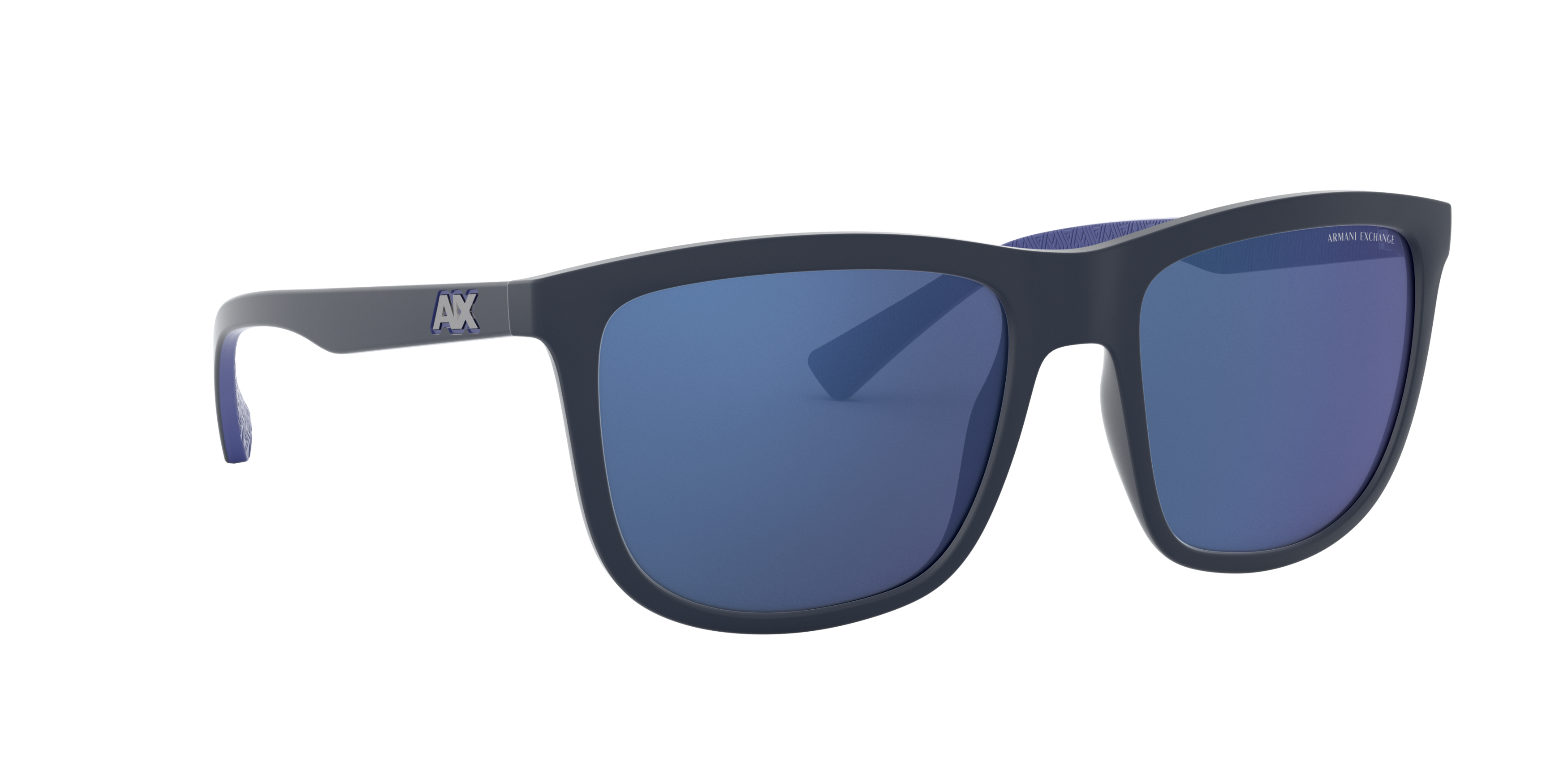 Angle_Right01 Armani Exchange AX 4093S Sunglasses Blue / Blue