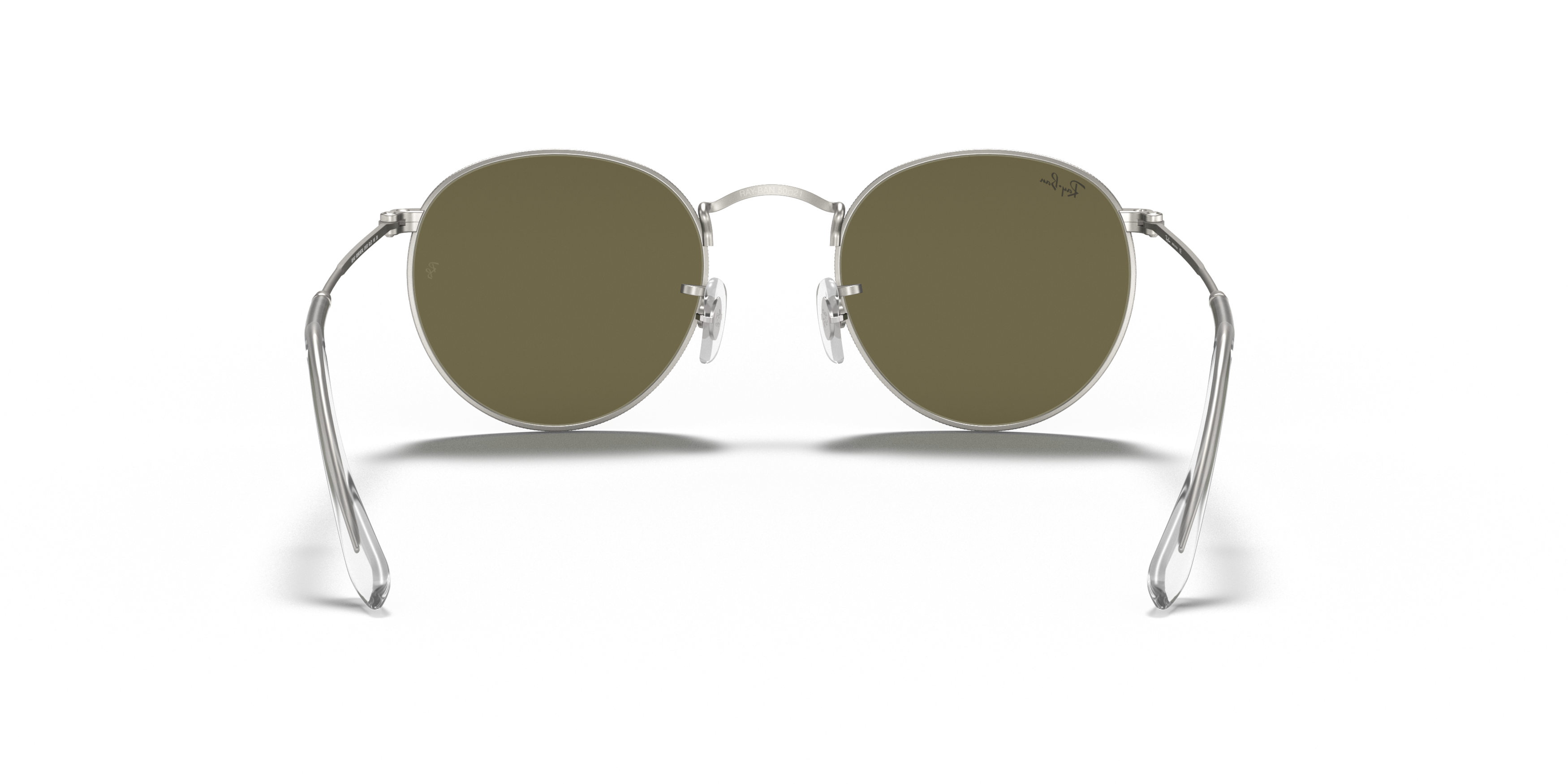 Detail02 Ray-Ban Round Flash Lenses RB3447 019/30 Zilver / Zilver