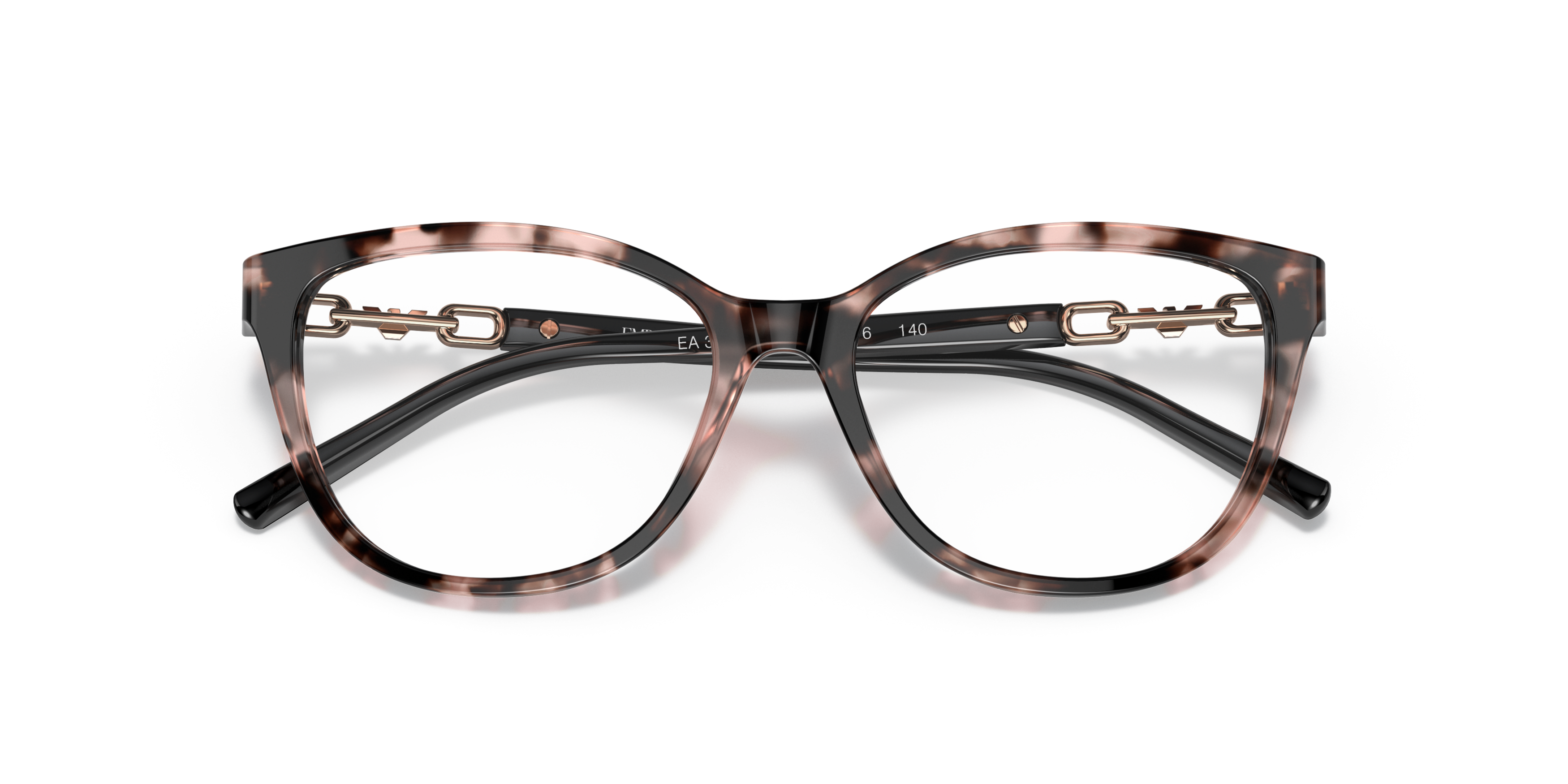 Folded Emporio Armani EA 3190 (5410) Glasses Transparent / Pink