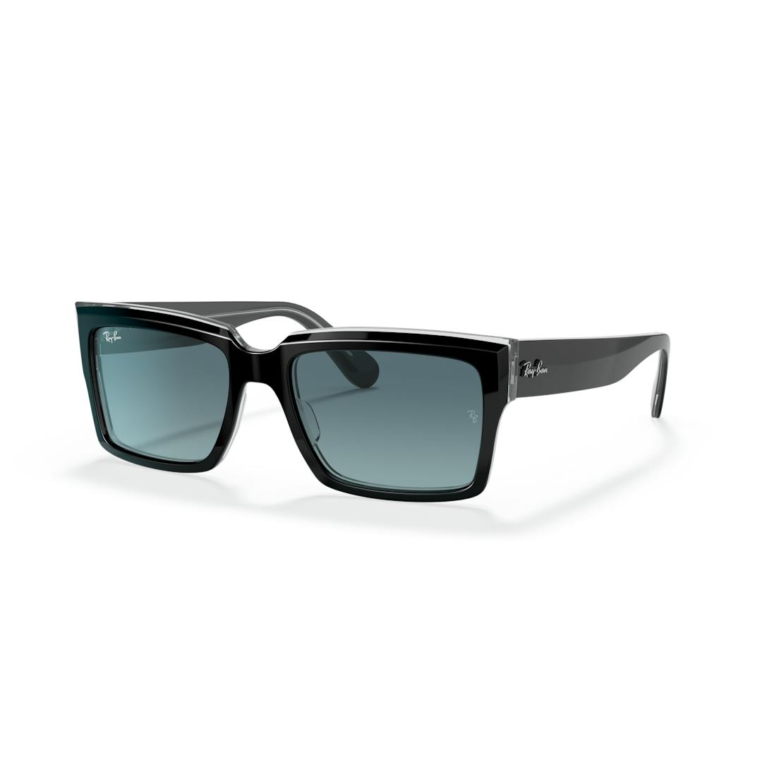 Ray-Ban RB2191 Lunettes de Soleil Homme - Carrée Noir Cristal